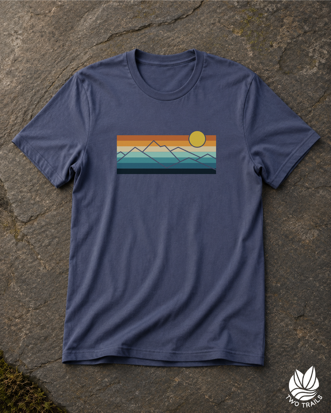 Two Trails Design Facebook ad: Mountain Majesty Sun Tee