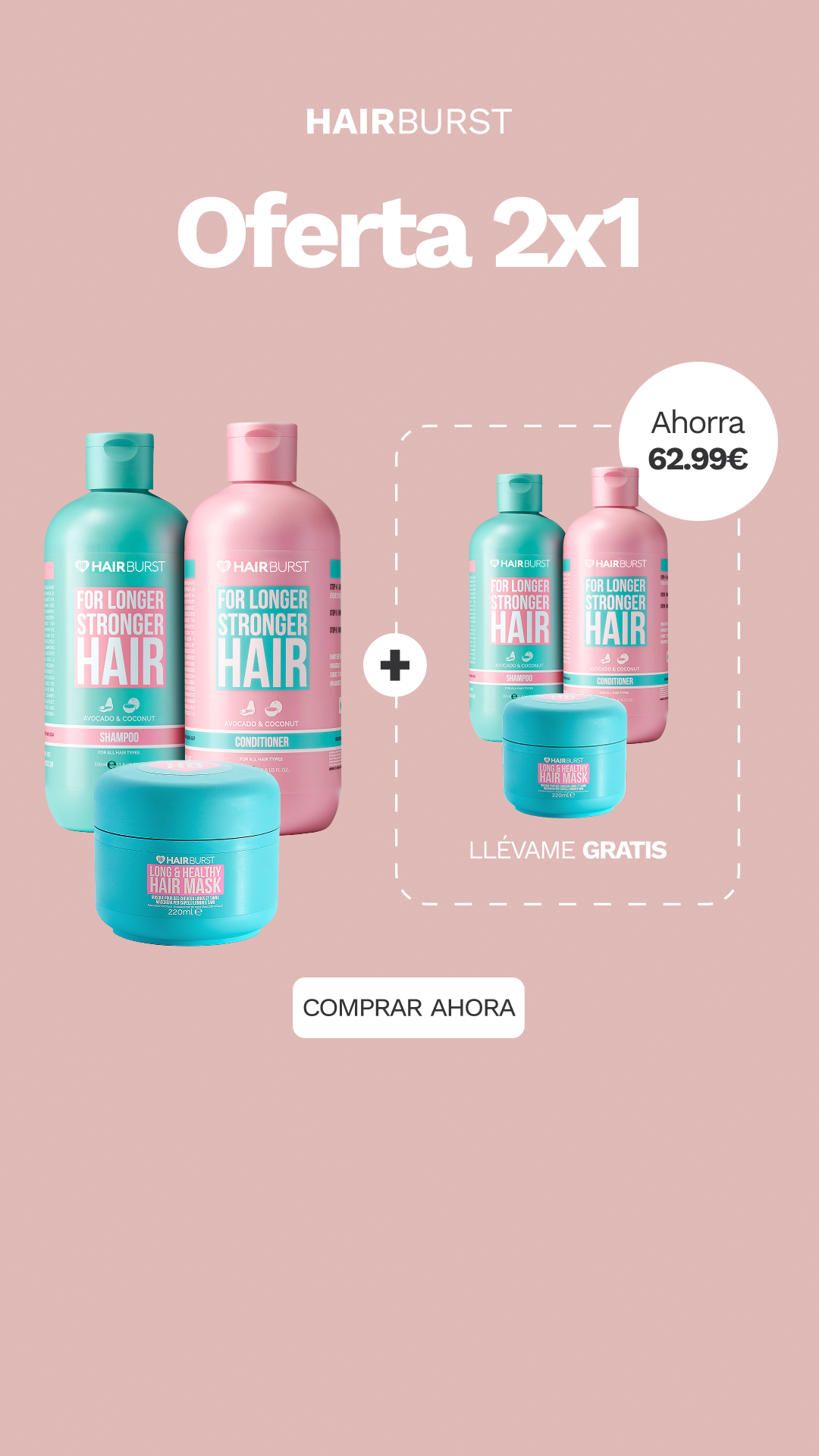 Hairburst España Facebook ad