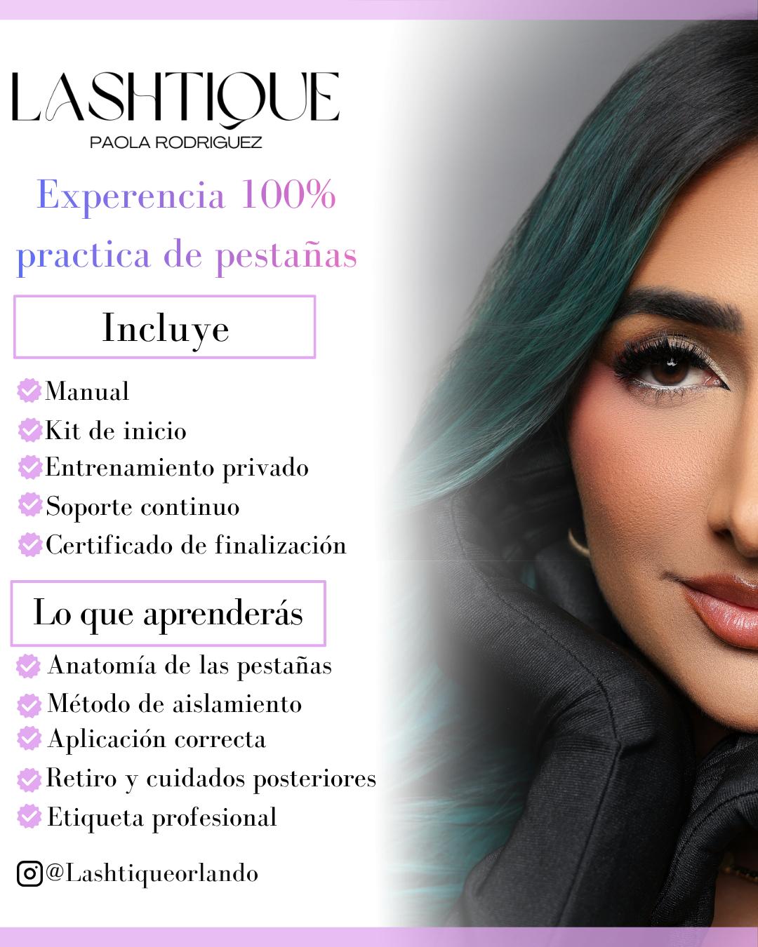 Lashtique Facebook ad