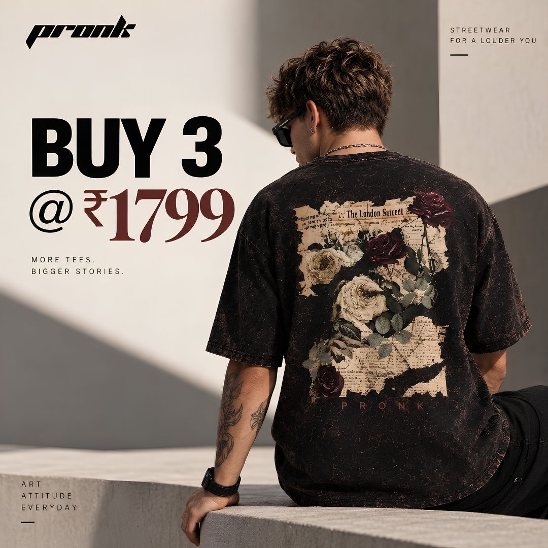 PRONK Facebook ad: Pick Any 3 for ₹1,799