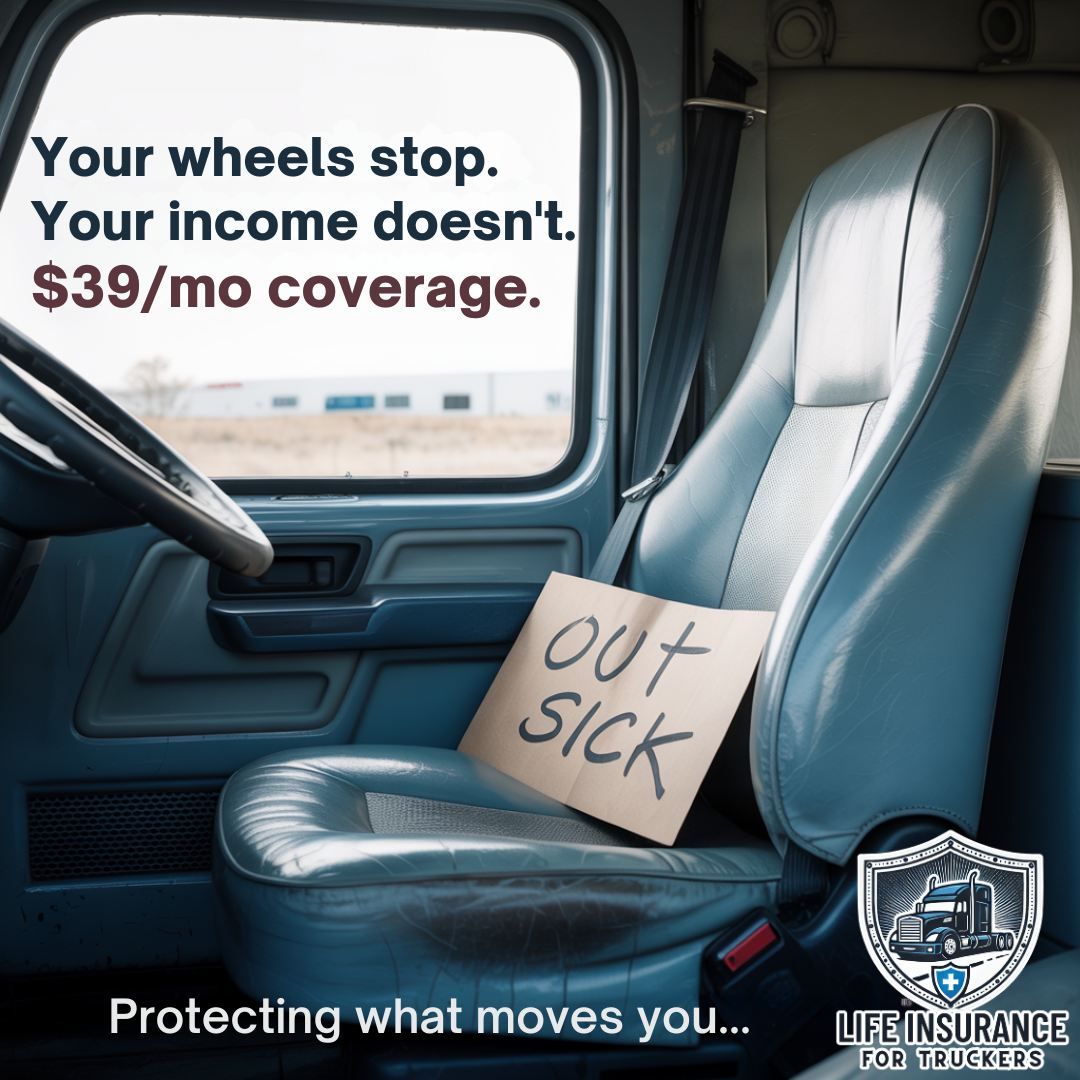 Life Insurance For Truck Drivers Facebook ad