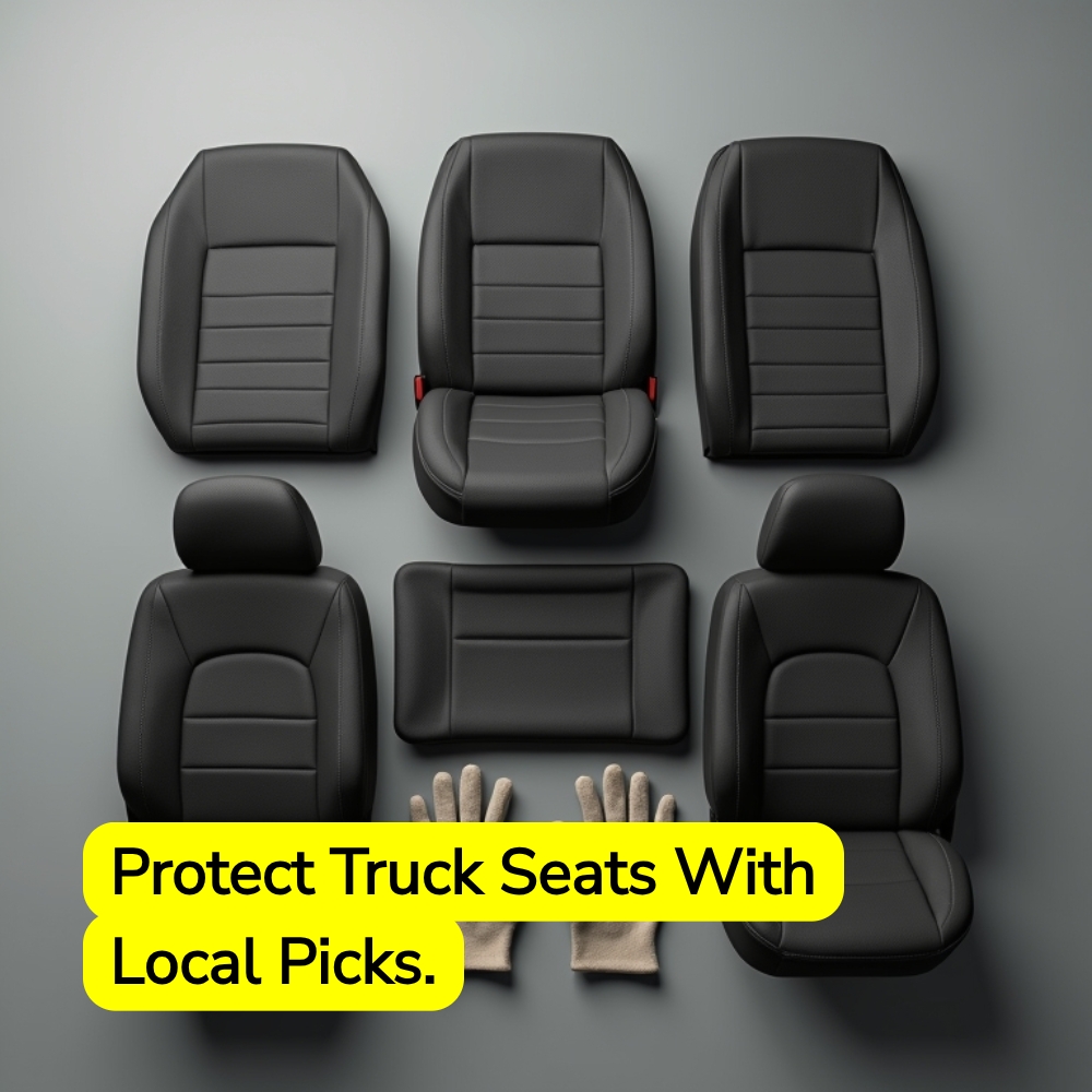 QuickSearches Impulse Facebook ad: Find Out Local Truck Seat Cover Options.