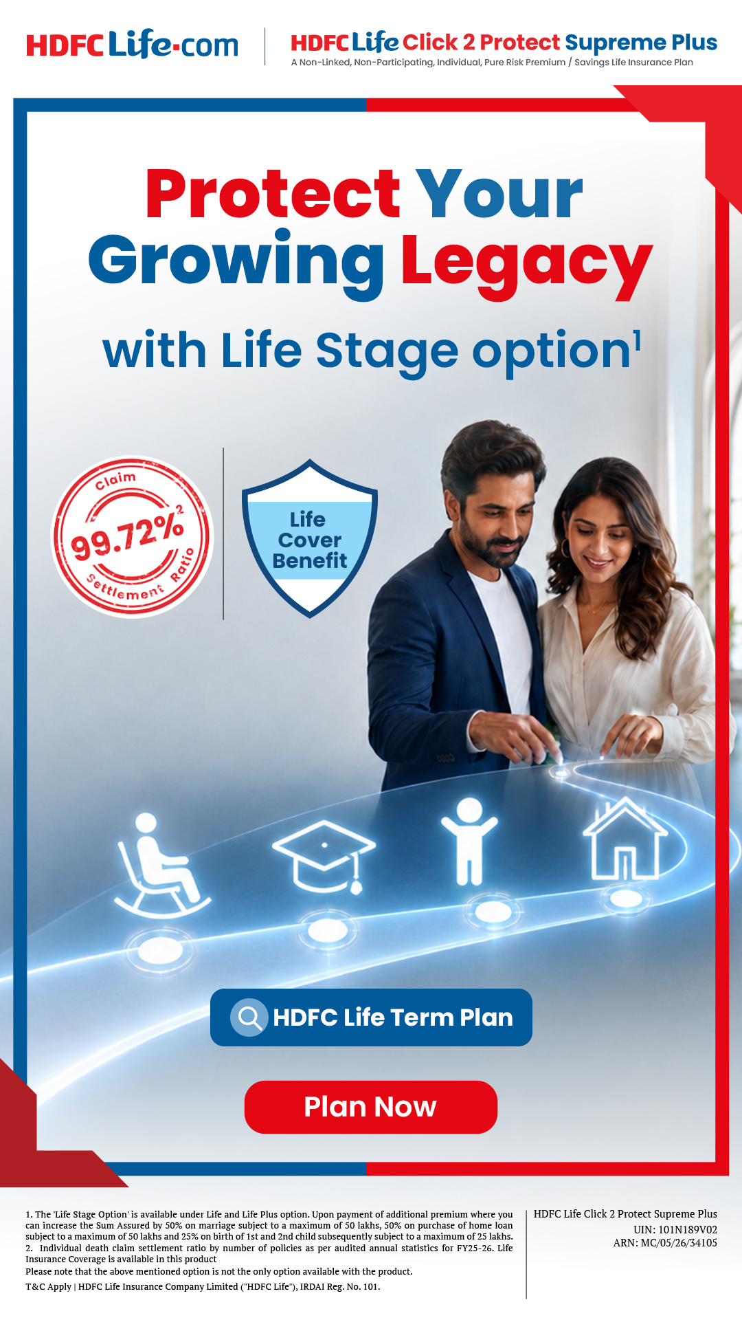 HDFC Life Facebook ad