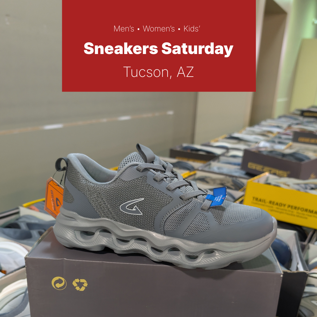 Shoe Selloff Event Facebook ad: Tucson Sneakers Saturday | ALL Shoes $10-$30 | Shoe…