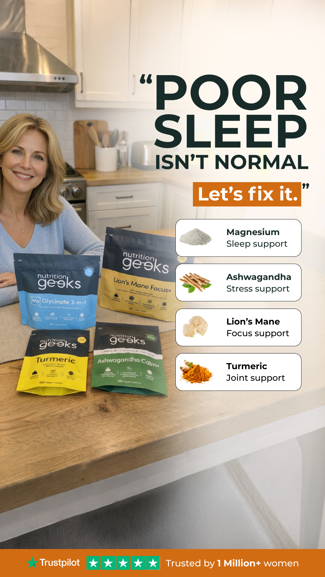 Nutrition Geeks Facebook ad