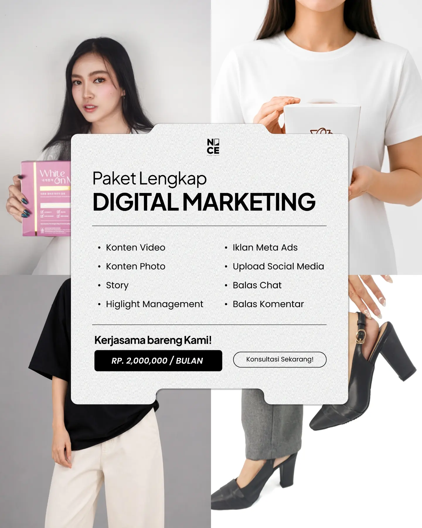 Nice Digital Agency Indonesia Facebook ad: PAKET LENGKAP