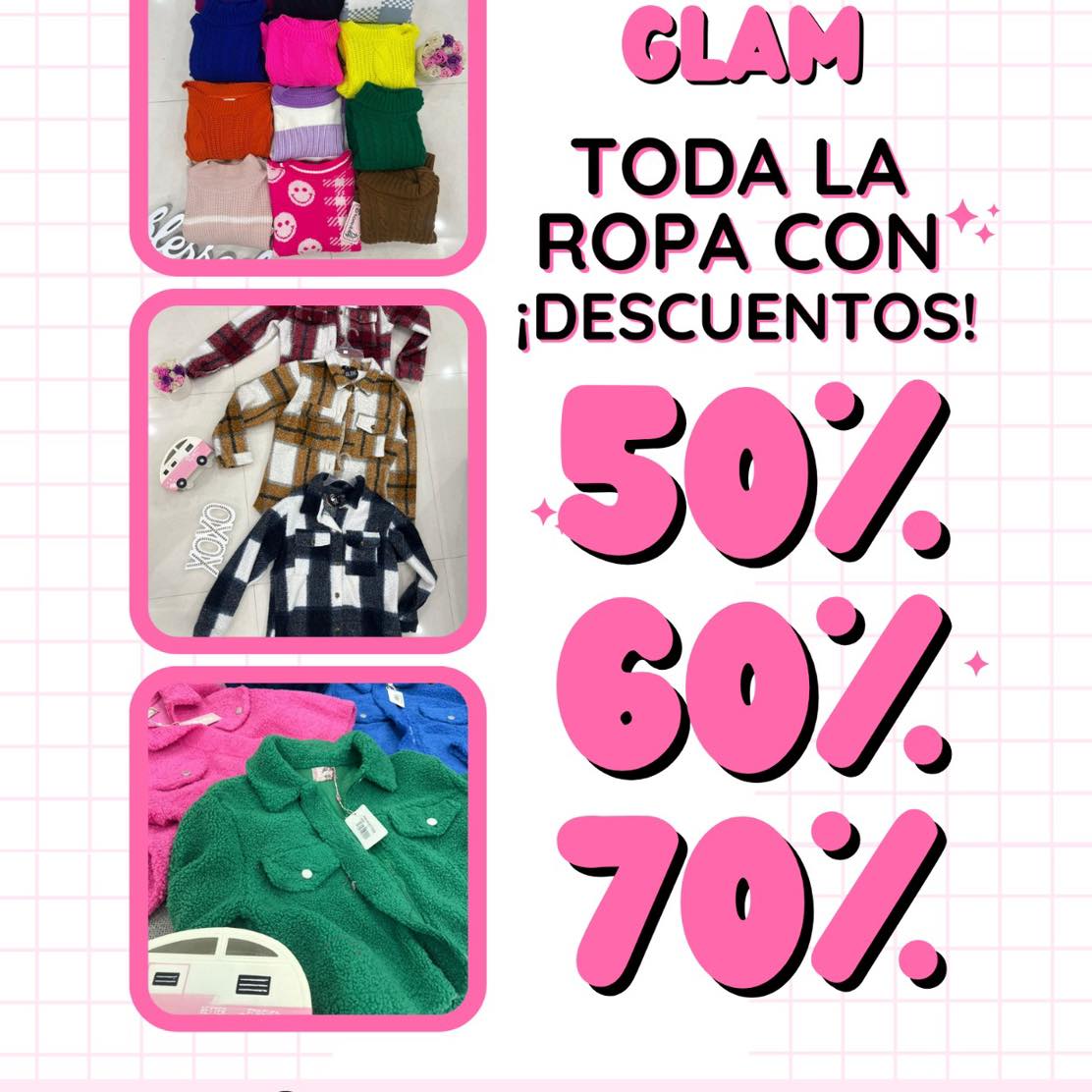 Issa glam Facebook ad: Aprovecha los grandes descuentos y precios de liquidación…