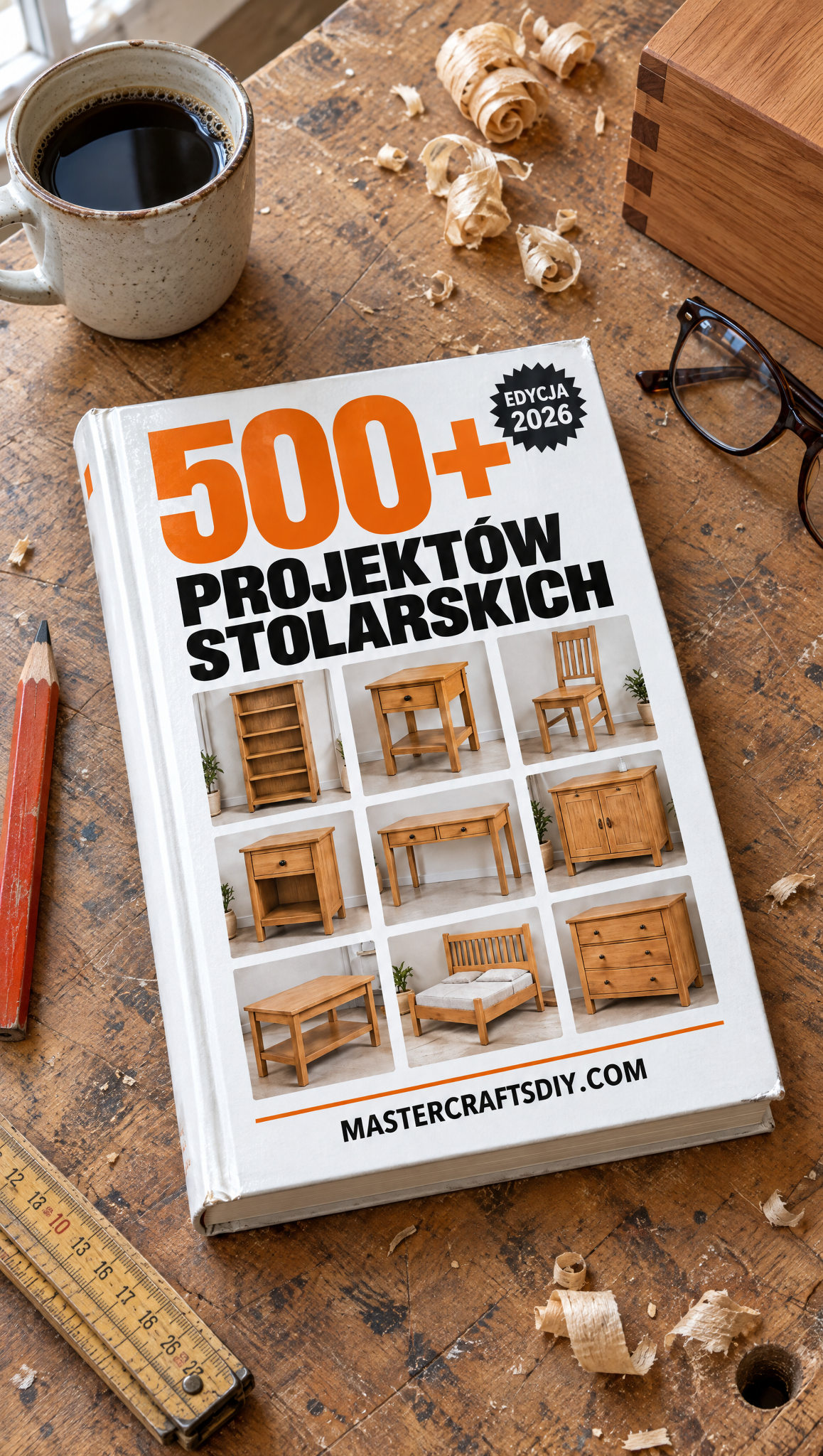 Master Crafts DIY Facebook ad: 500+ Projektów Stolarskich