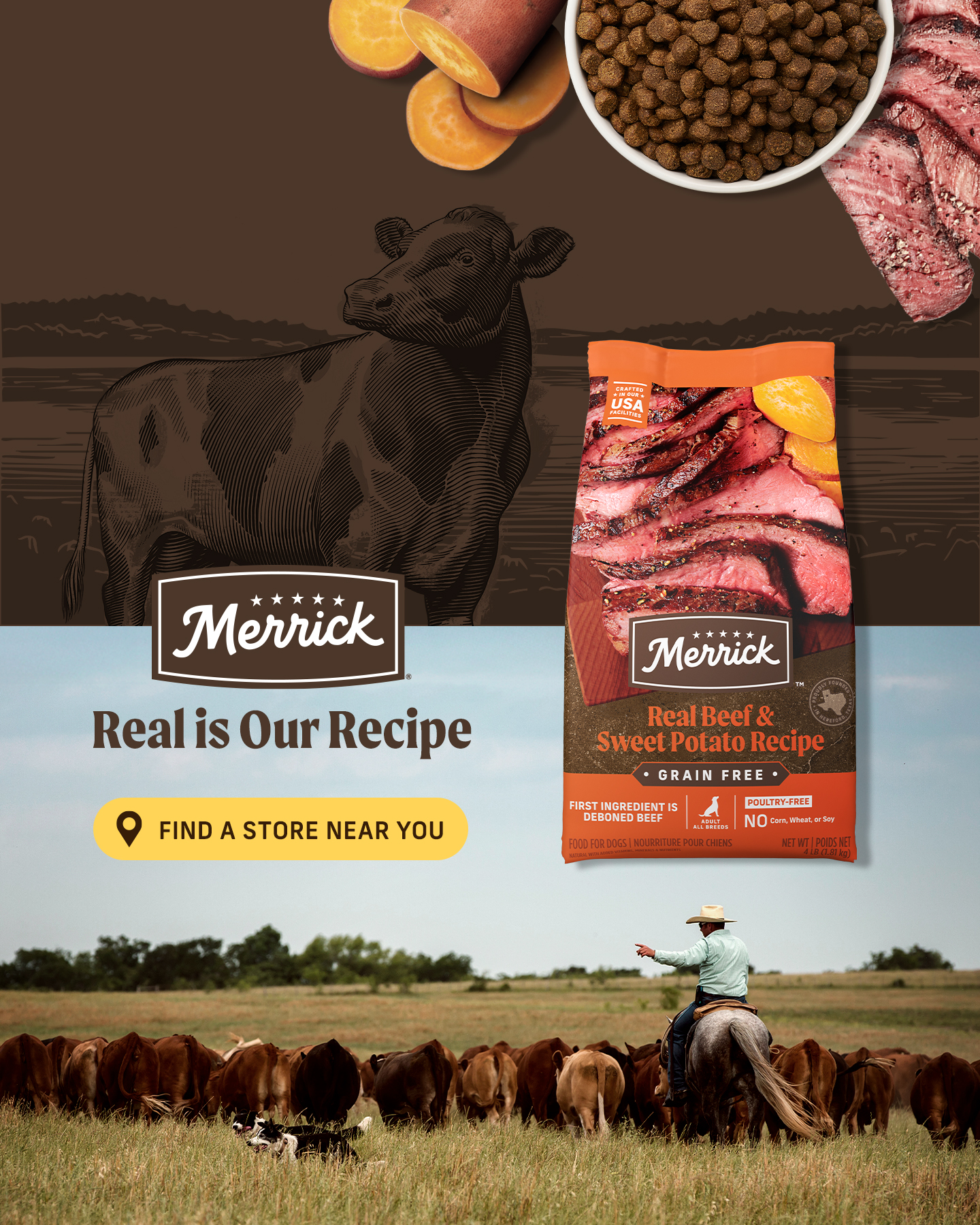Merrick Pet Care Facebook ad