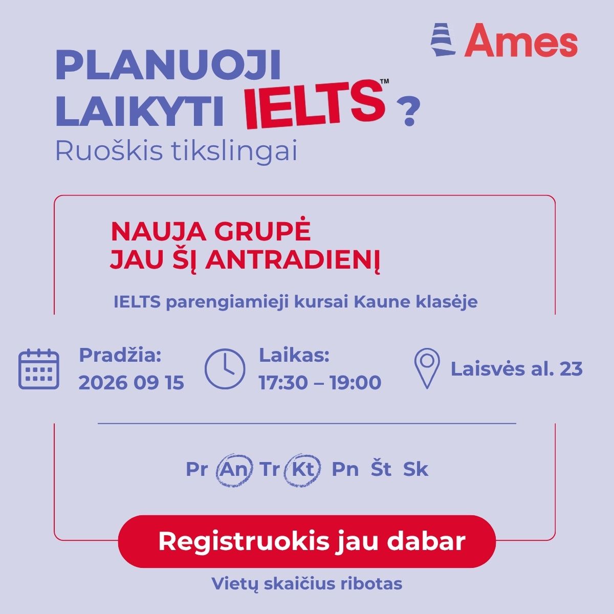 AMES Education Facebook ad