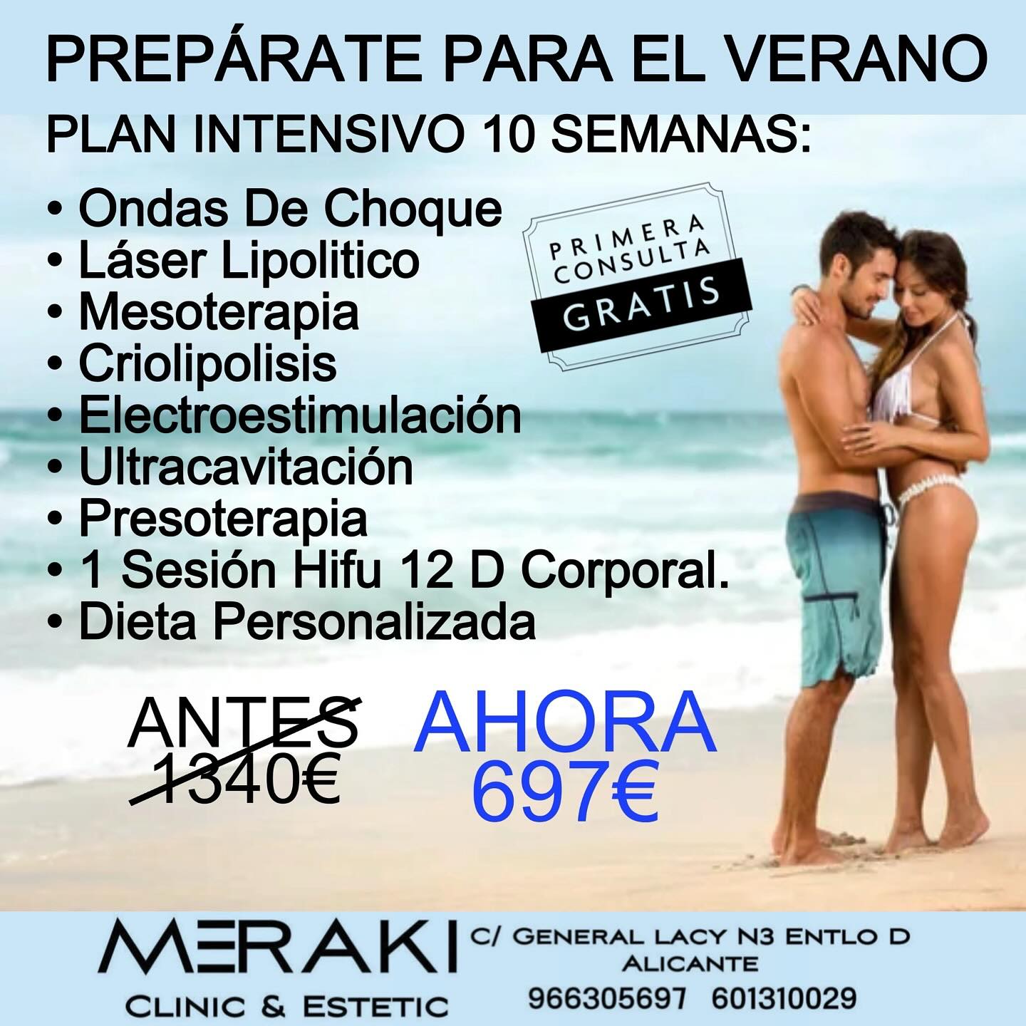 Meraki Clinic Alicante Facebook ad: Nuevo Concepto de Clínica Polivalente en Alicante, formada…