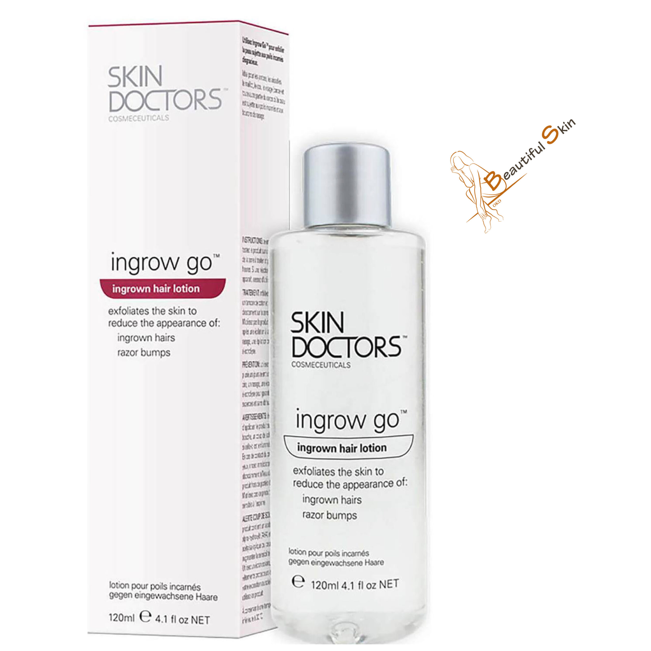 Beautiful Skin OKD Facebook ad: Clique & Shoppe ton essentiel bien-etre maintenant!