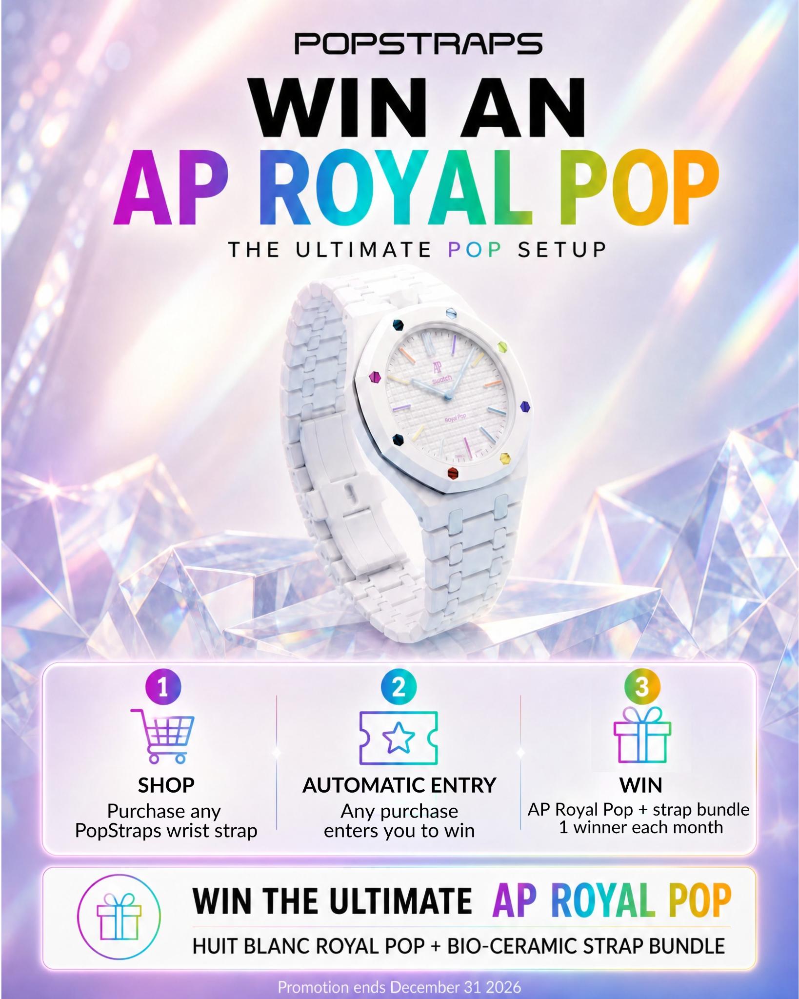 Popstraps Facebook ad