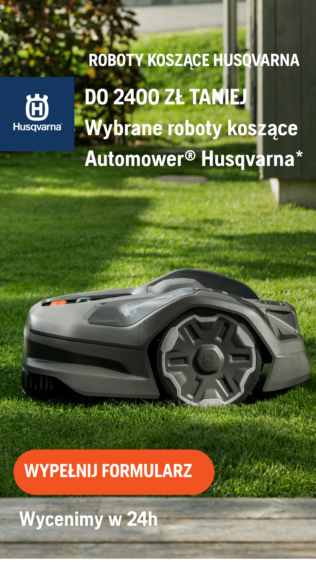Protechsc.pl Autoryzowany Diler Husqvarna Facebook ad: Roboty koszące Husqvarna