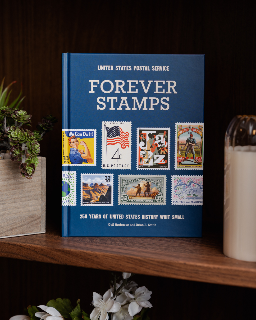 Clarkson Potter Facebook ad: U.S. Stamps Through History
