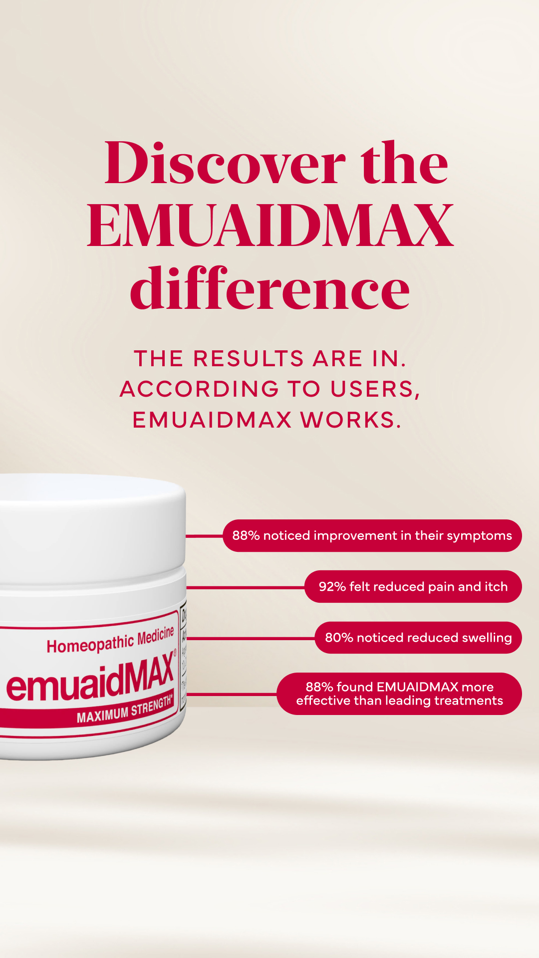Emuaid Facebook ad