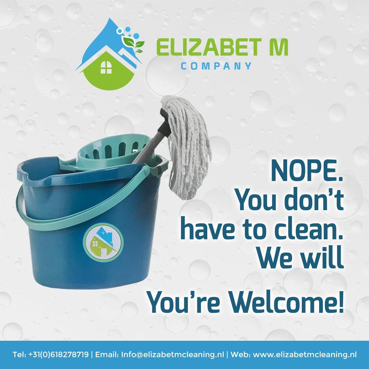 Elizabet M Company Facebook ad: Cleaning service Maastricht | Elizabet M Company…