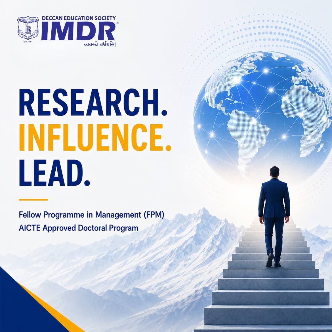 IMDR - Pune Facebook ad: Not everyone pursues a doctorate.