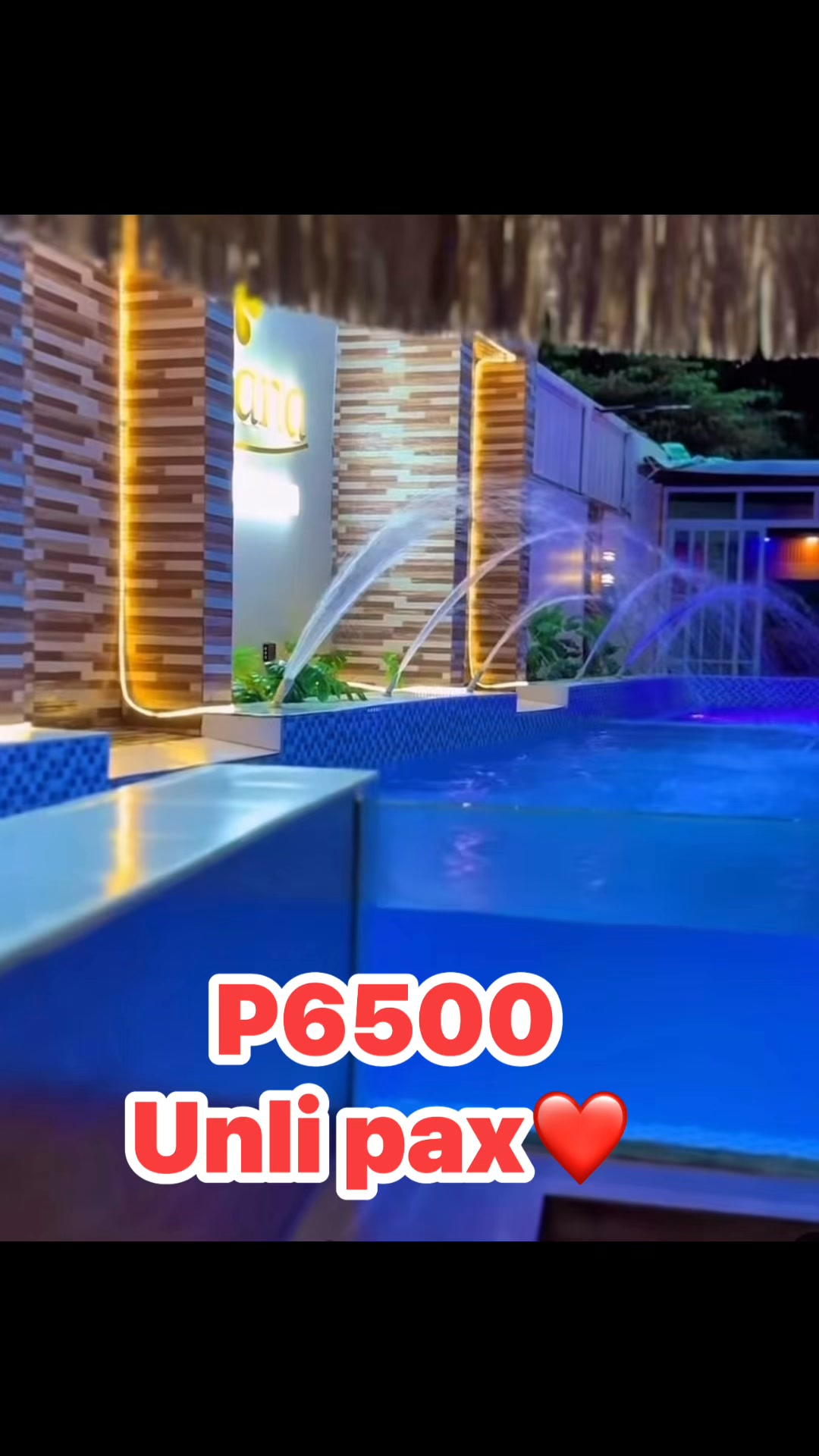 Savana Private Resort Facebook ad: Yes po P6500 Unli Pax