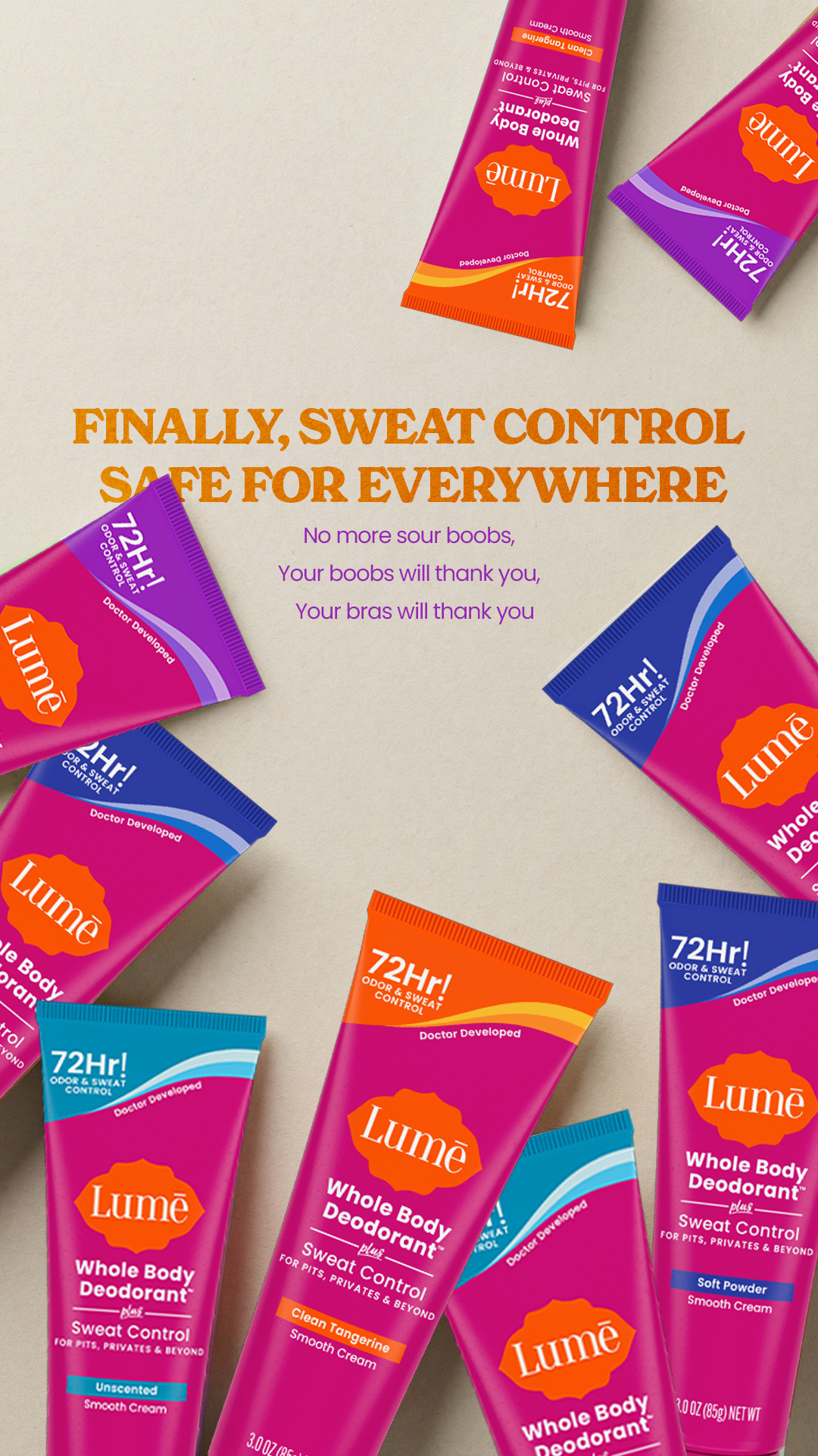 Lume Deodorant Facebook ad