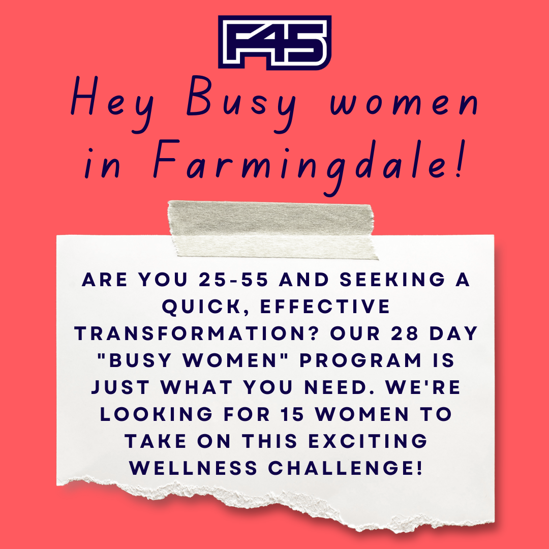 F45 Training Farmingdale Facebook ad: Ladies, This One’s for YOU!
