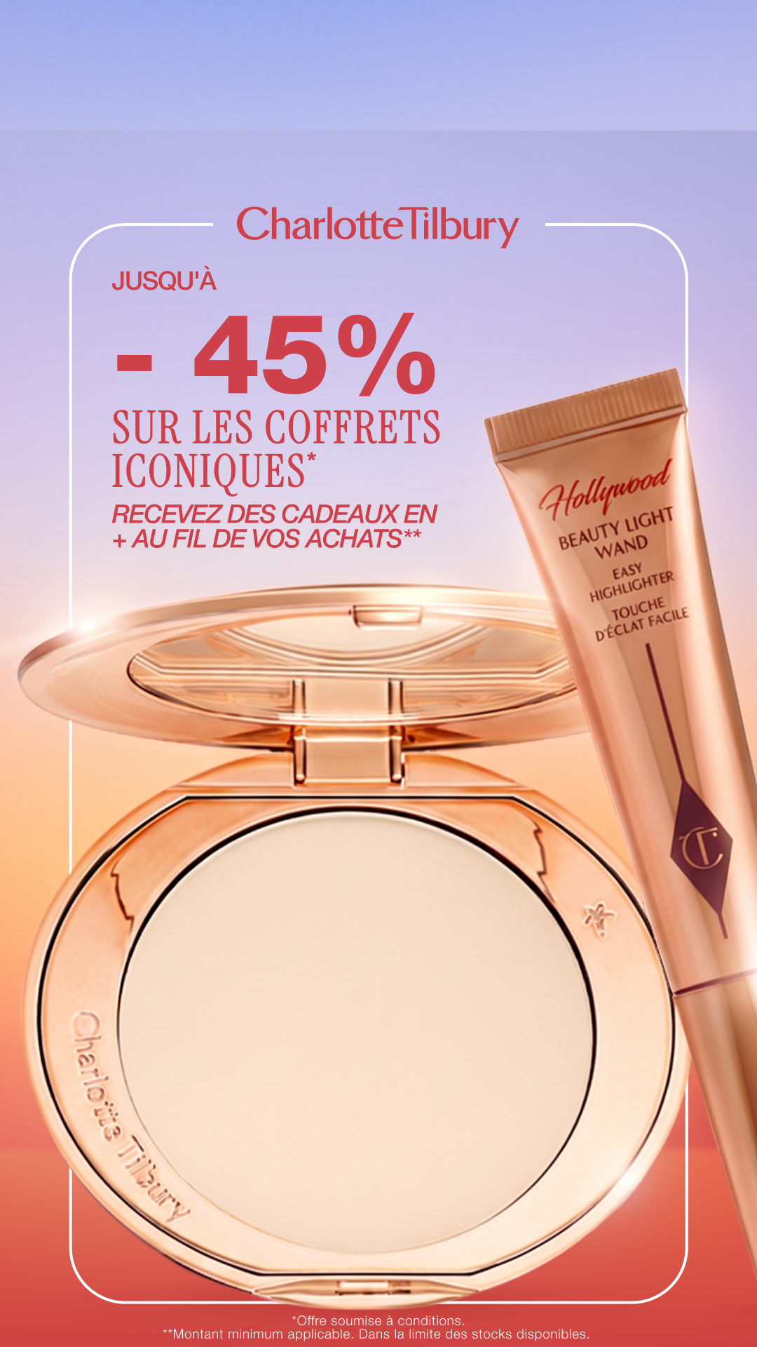 Charlotte Tilbury Facebook ad