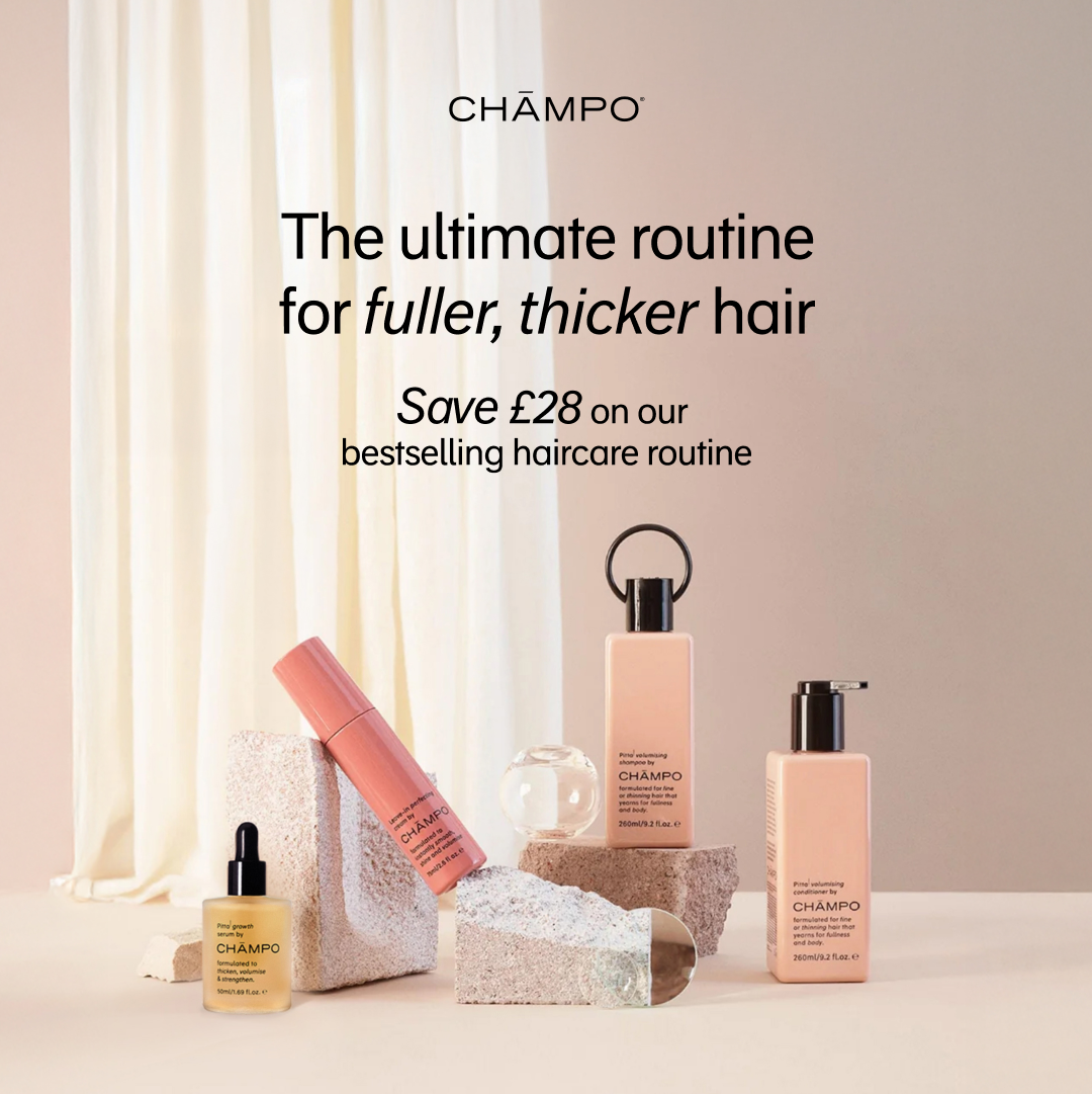 Chāmpo Haircare Facebook ad