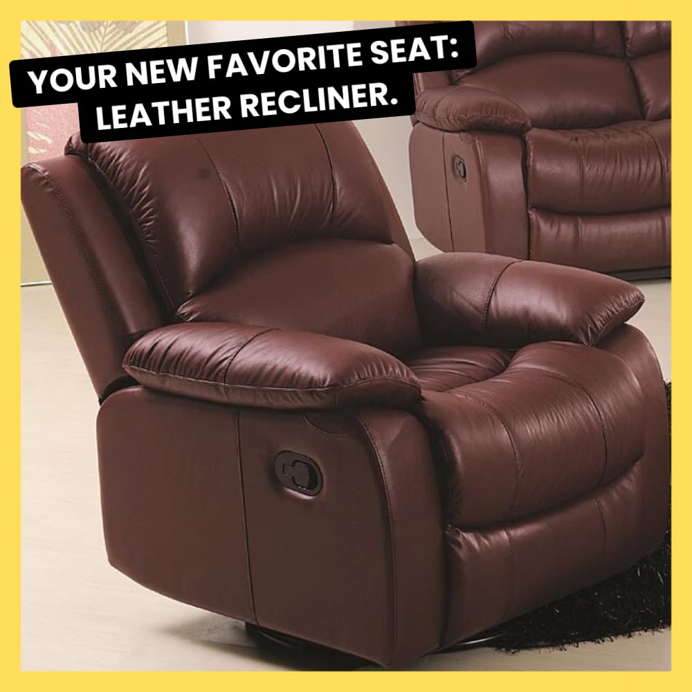 QuickSearches Guidance Facebook ad: Explore Easy Standing With Leather Riser Recliners.
