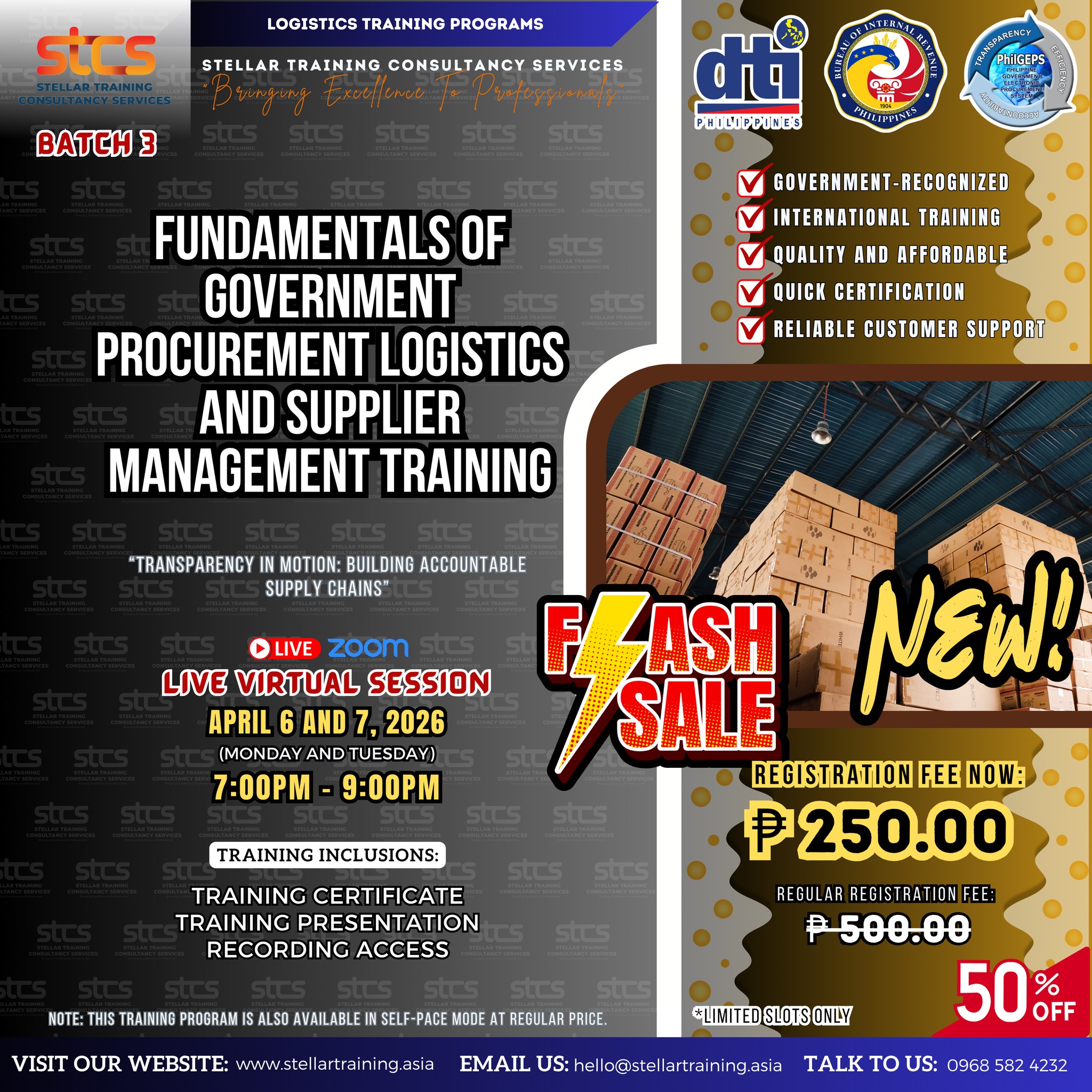 Stellar Training Consultancy Services Facebook ad