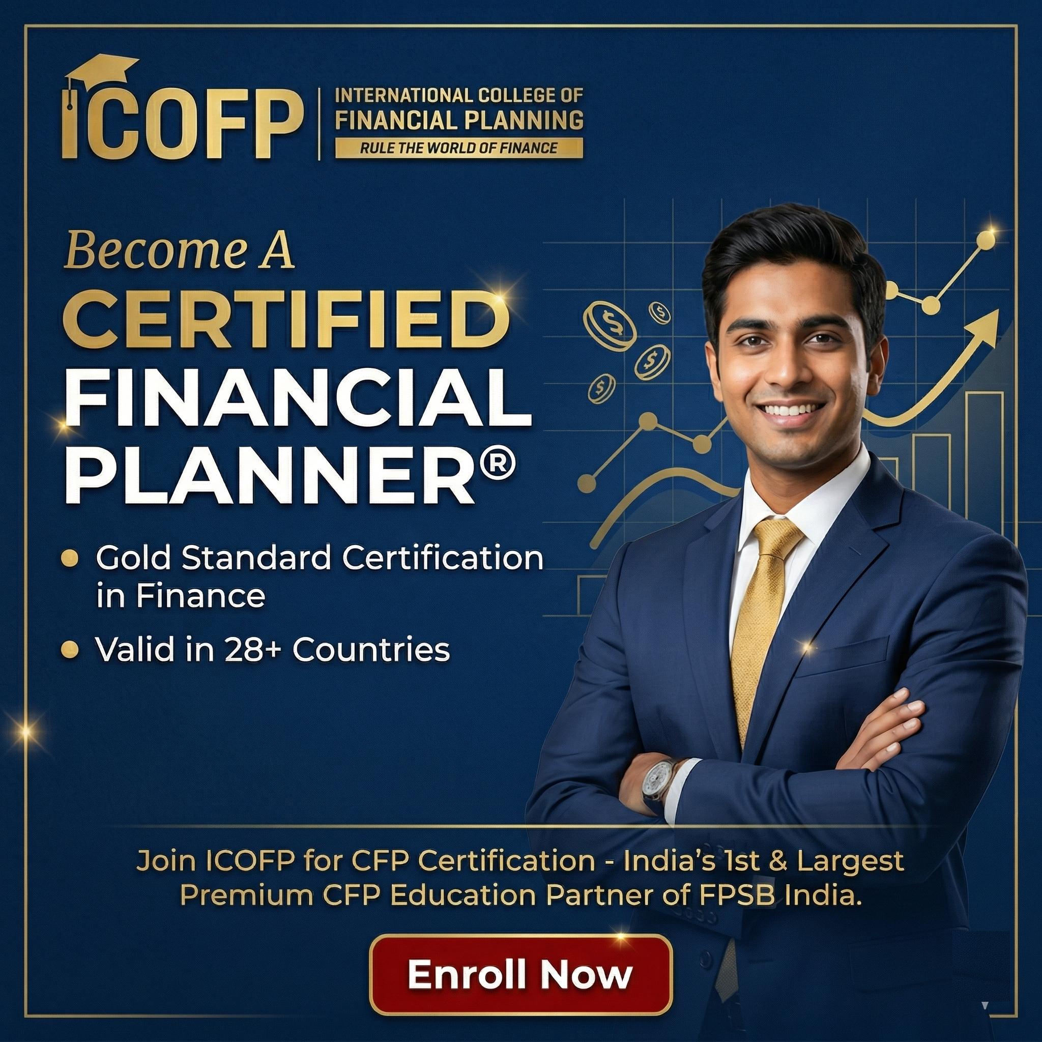 ICOFP Facebook ad: Become a CFP Professional in 6 Months