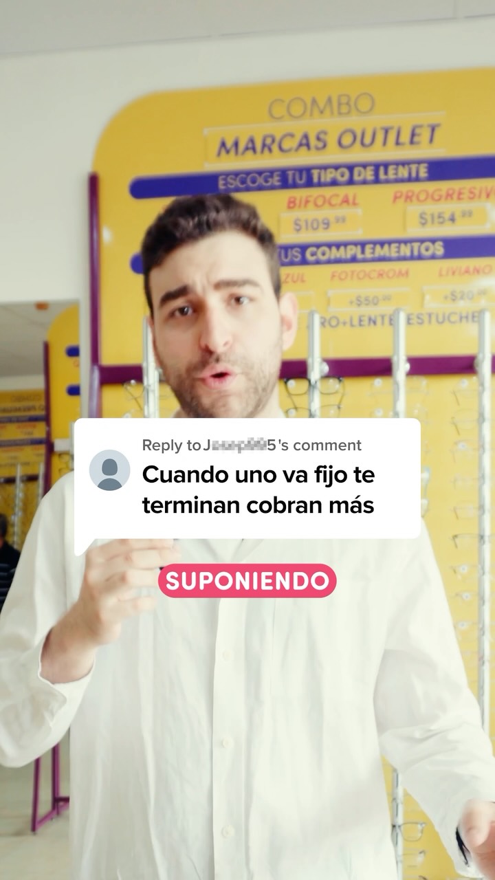 Combo-Óptica Panamá Facebook ad: ¿Piensas que después te van a cobrar más?