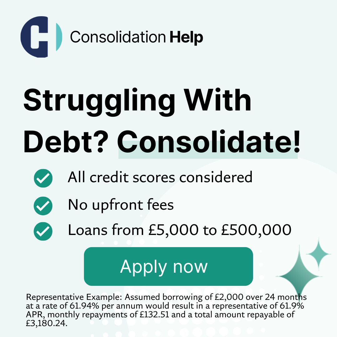 ConsolidationHelp.co.uk Facebook ad