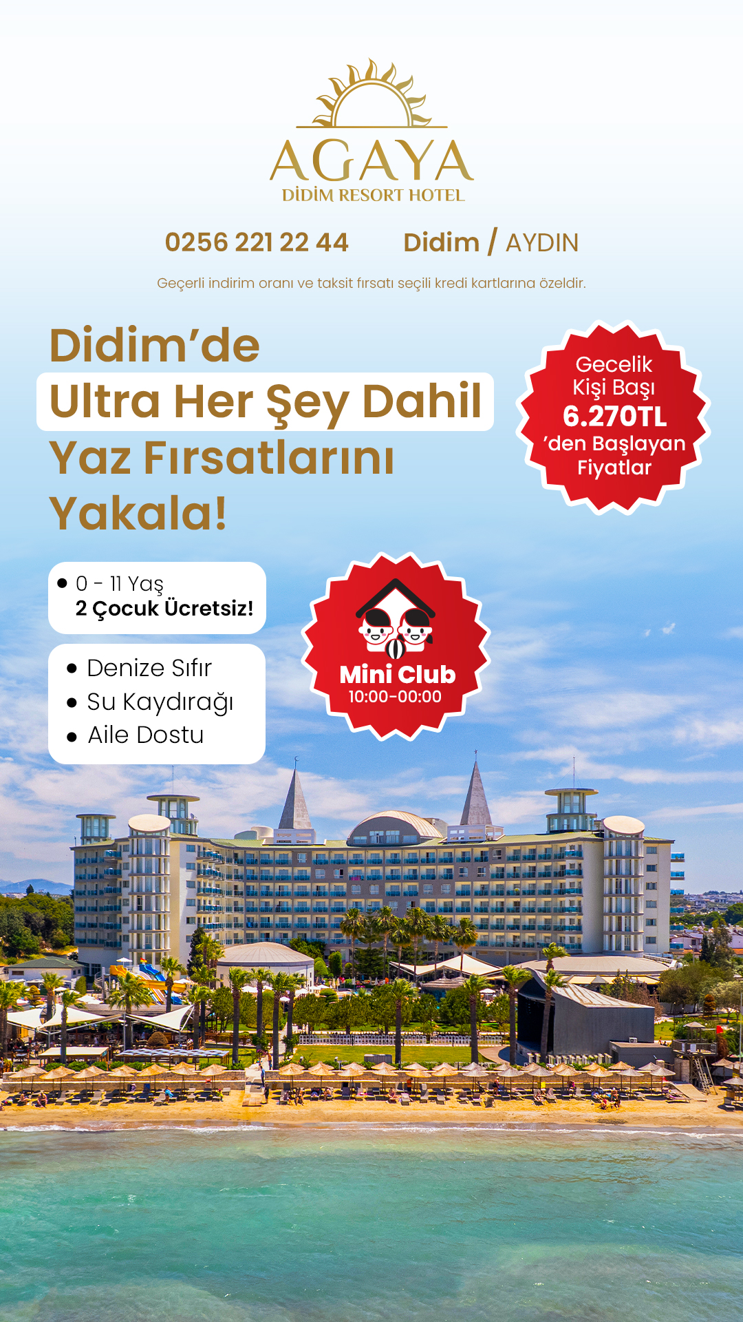 Agaya Didim Resort Facebook ad from Jun 10, 2026