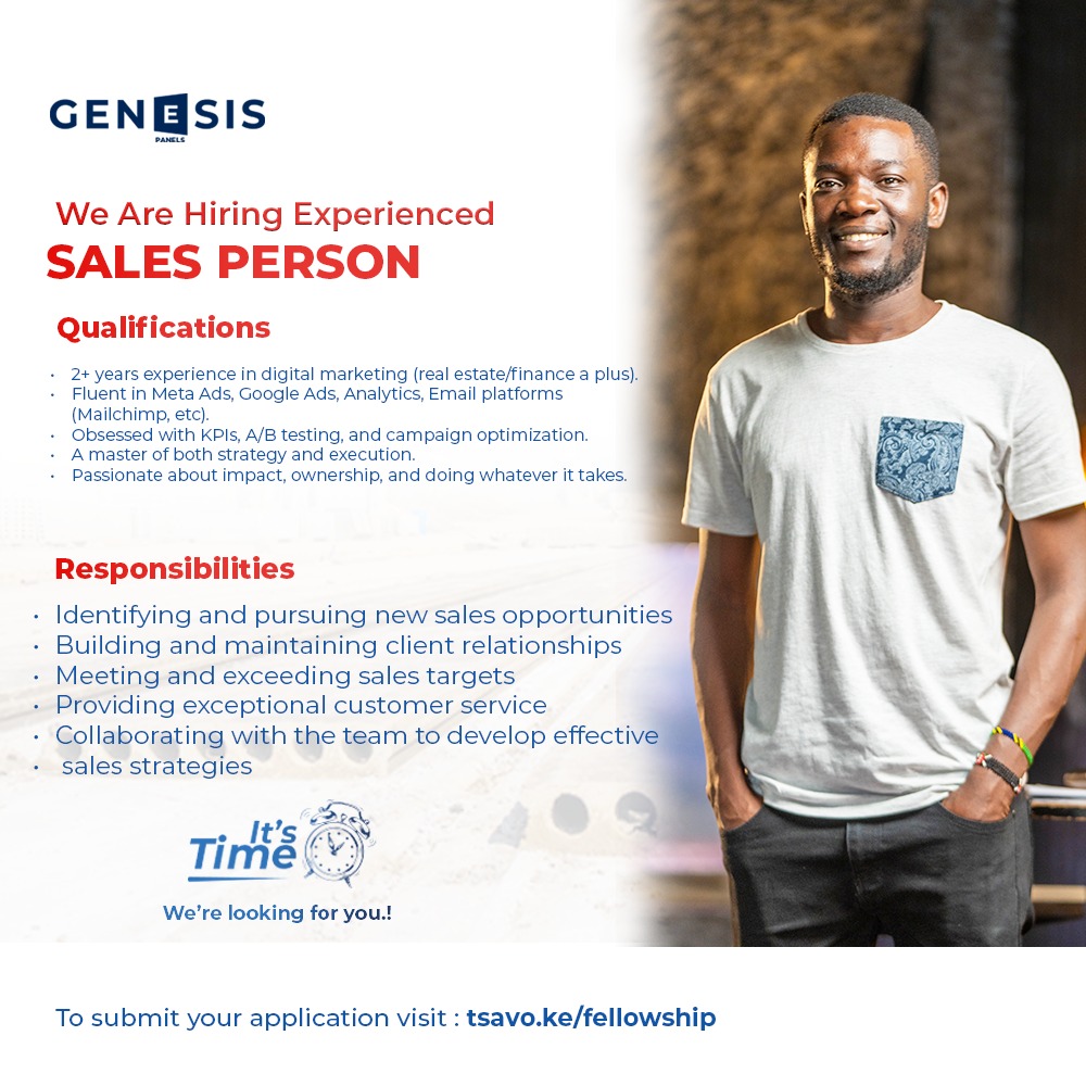 Genesis.ke Facebook ad from May 11, 2026