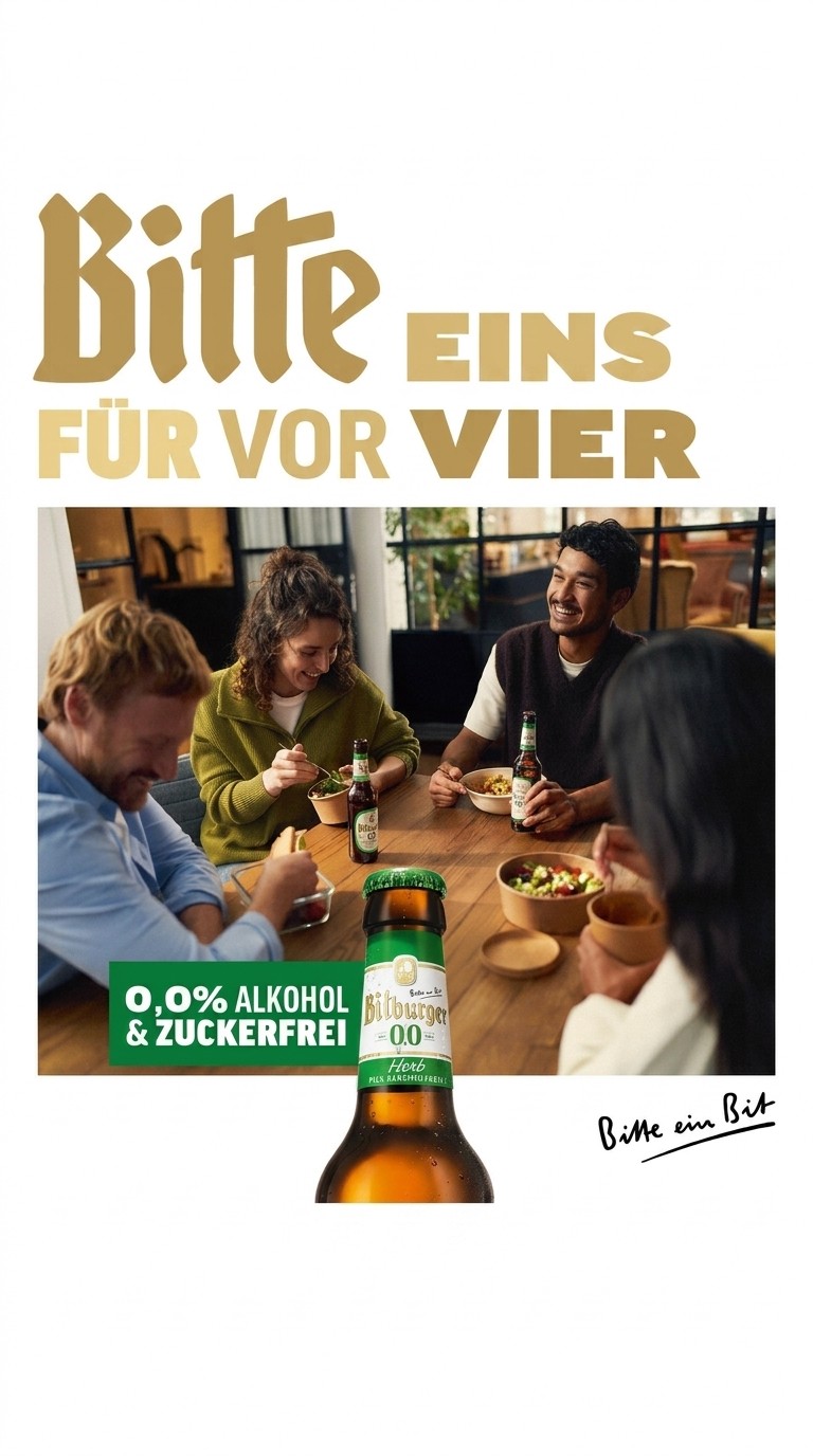 Bitburger Facebook ad