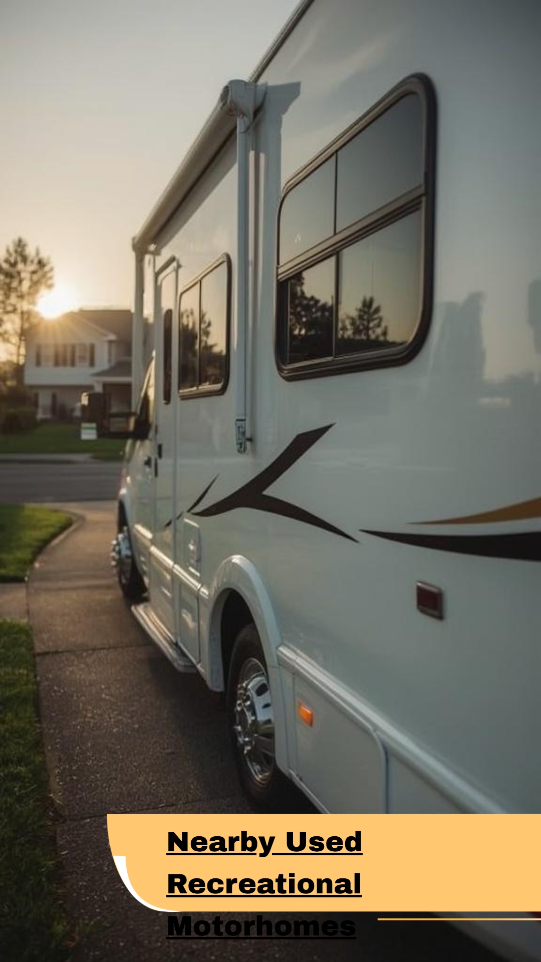 FAQInsider Focused Facebook ad: Find Out What Used Motorhomes Are Near You!