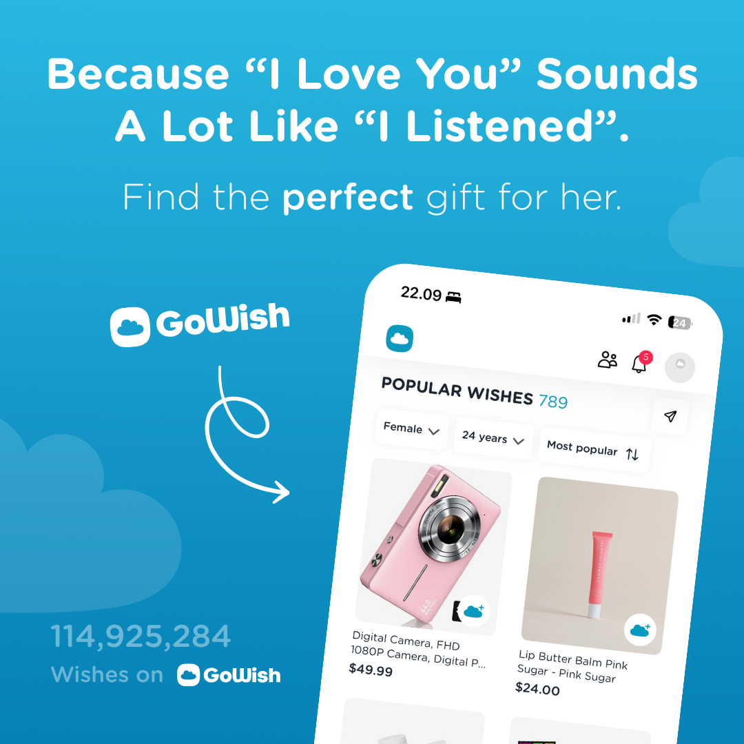 GoWishcom Facebook ad