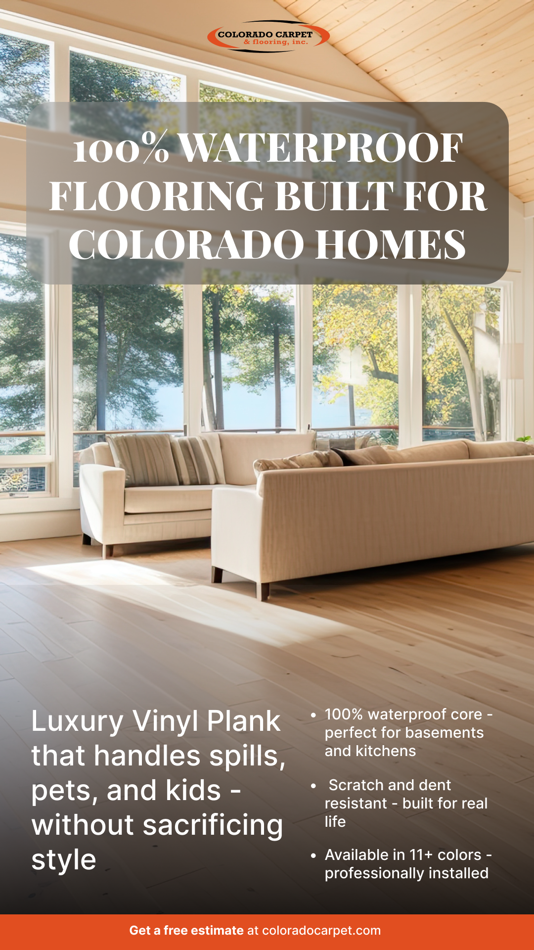 Colorado Carpet & Flooring, Inc. Facebook ad from Apr 24, 2026