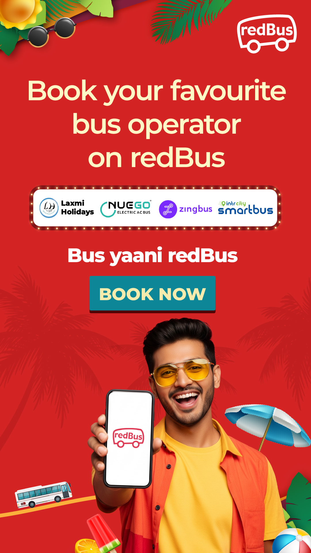 redBus Facebook ad