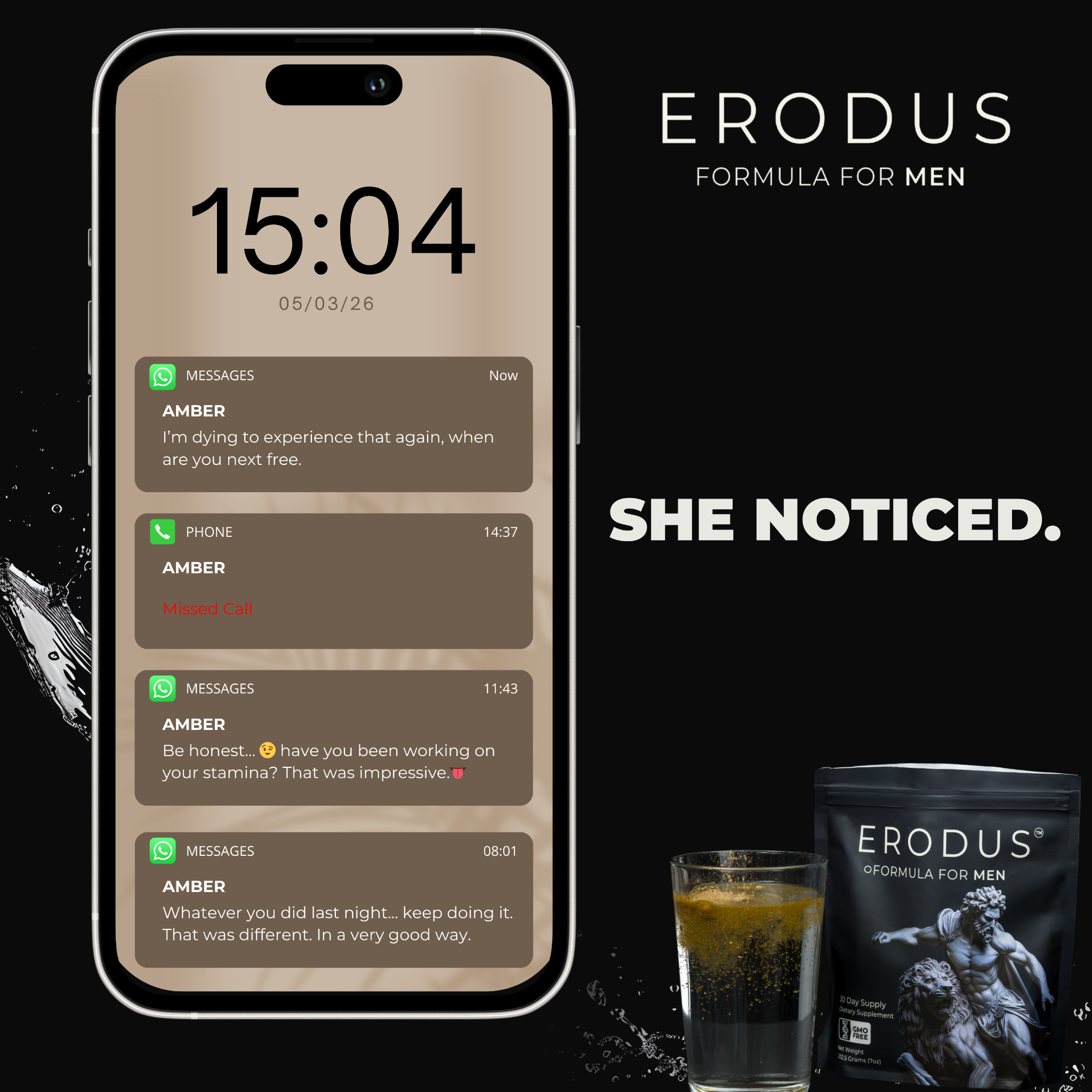 Erodus Formula For Men Facebook ad