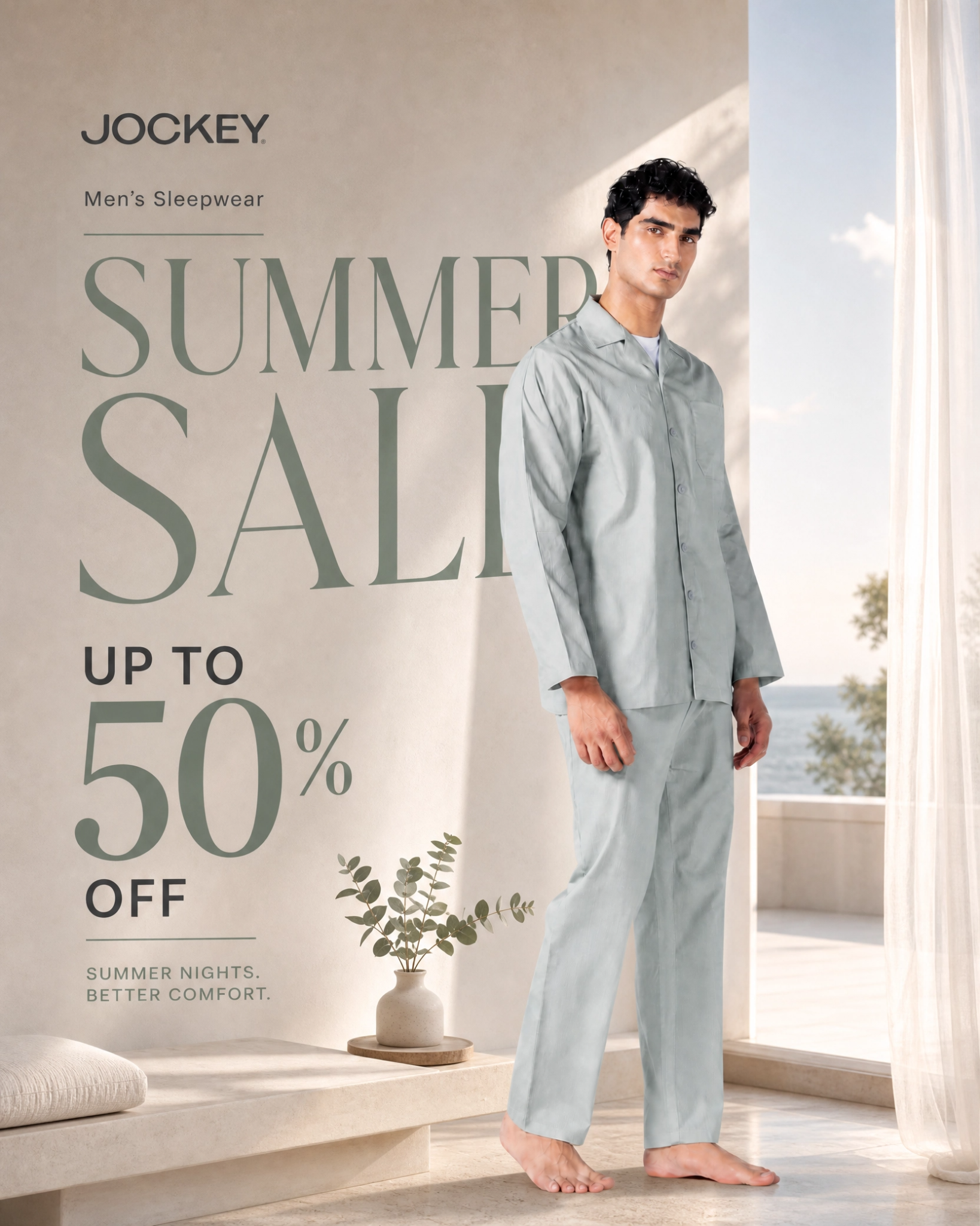 Jockey Facebook ad: Relaxation, Reimagined