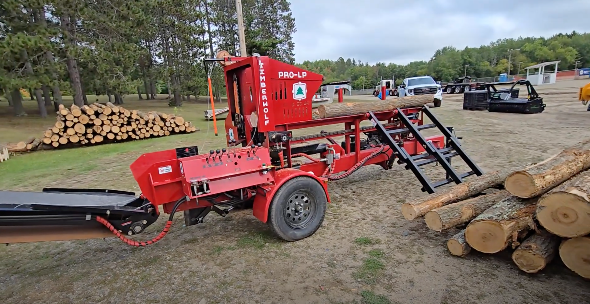 Timberwolf Firewood Processing Equipment Facebook ad: Heavy-Duty, Commercial-grade Log Splitters, Firewood…