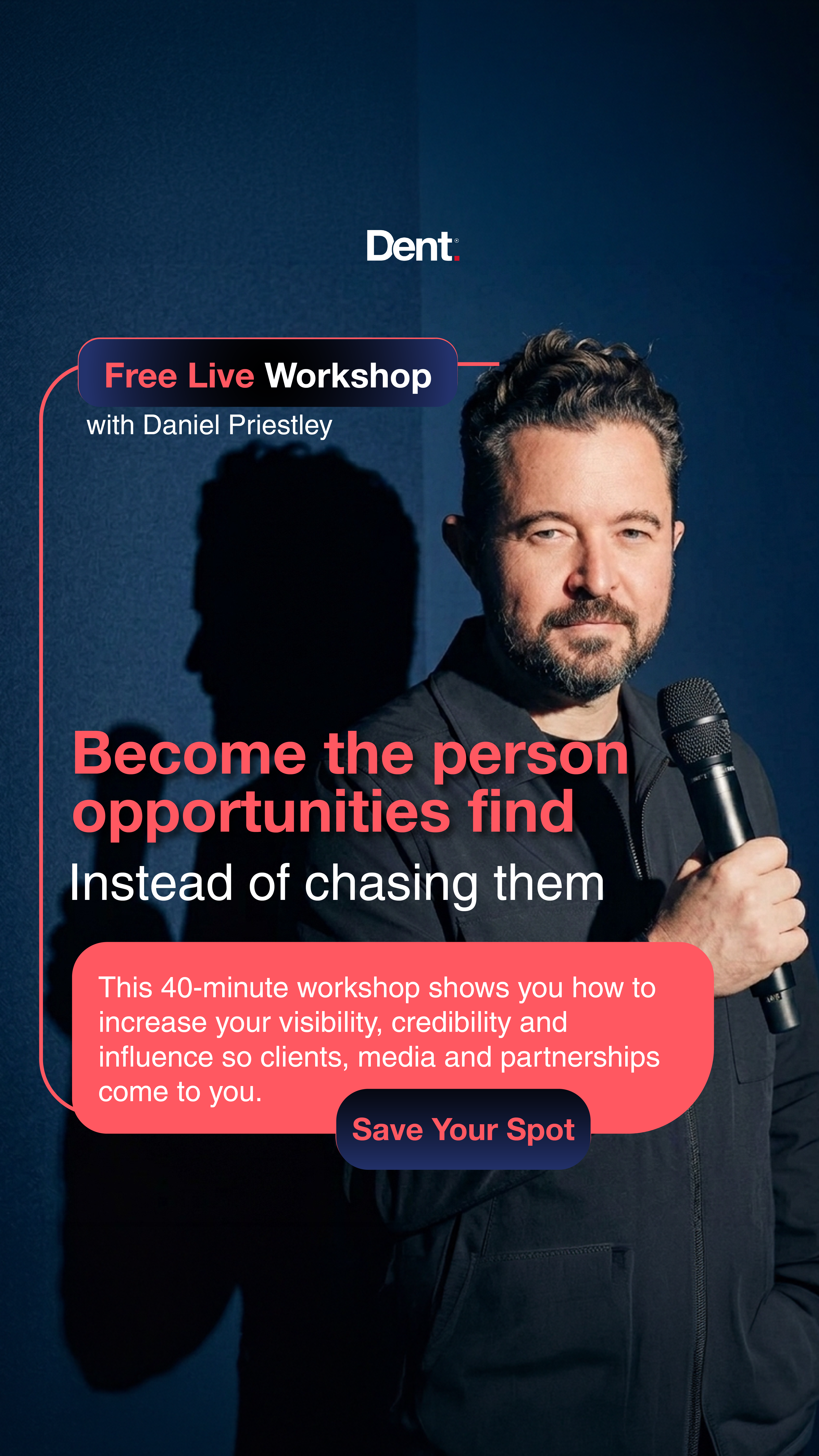 Daniel Priestley Facebook ad