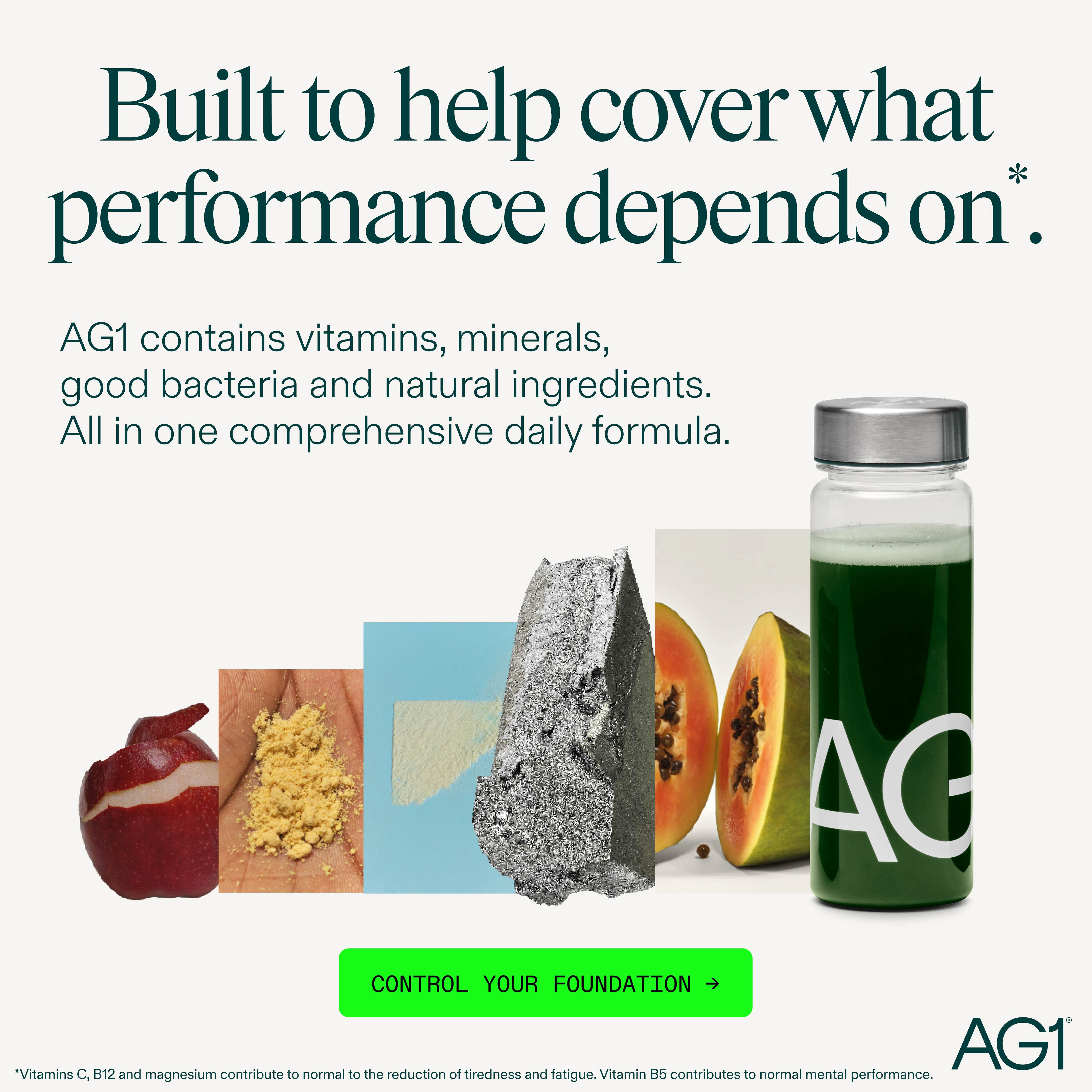 AG1 by Athletic Greens Facebook ad