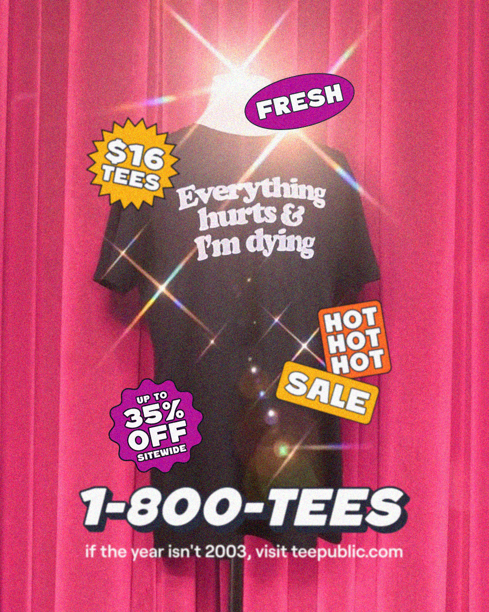 TeePublic.com Facebook ad