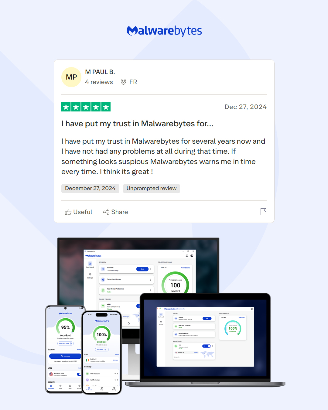 Malwarebytes Facebook ad