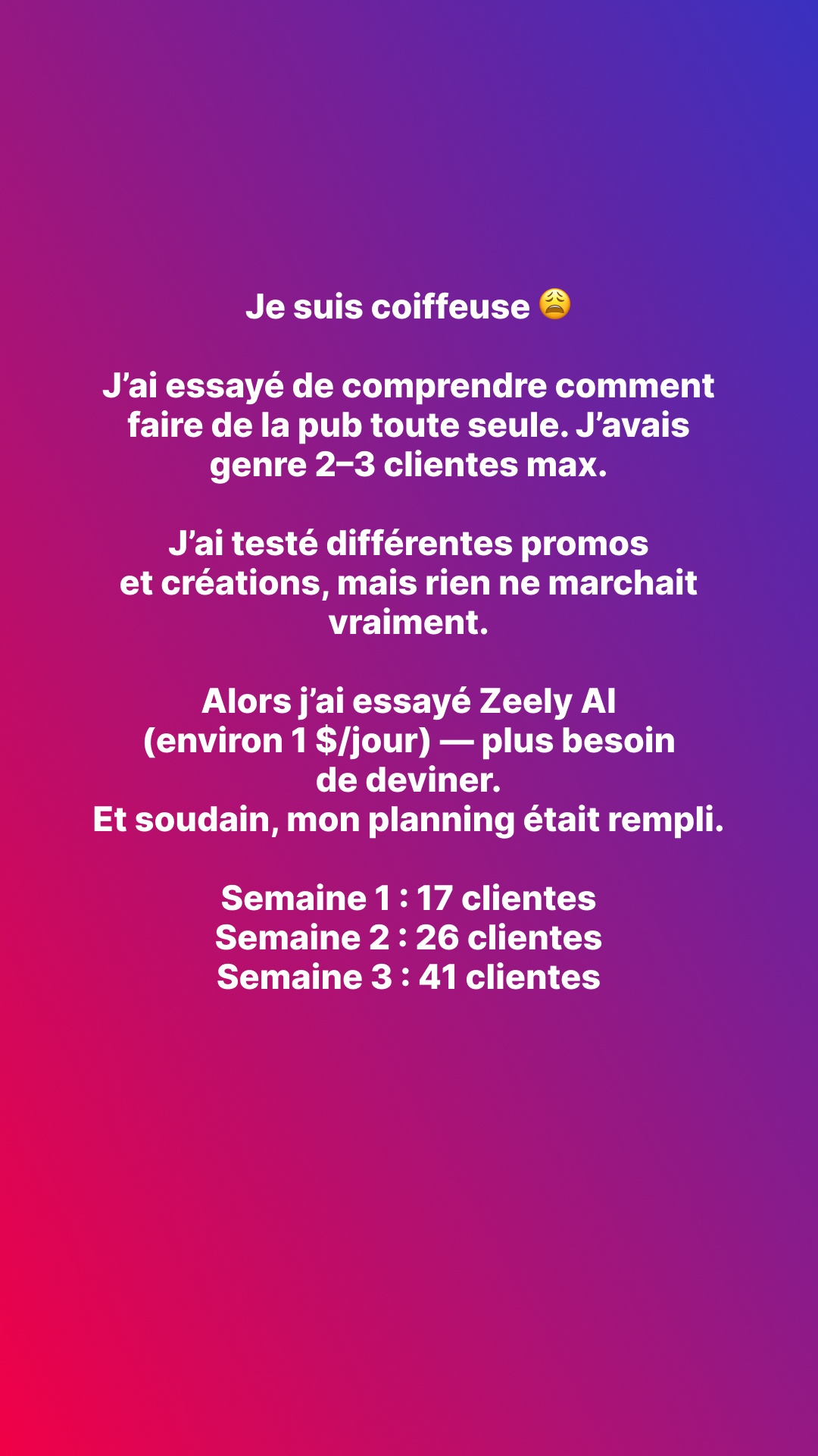 Zeely Facebook ad