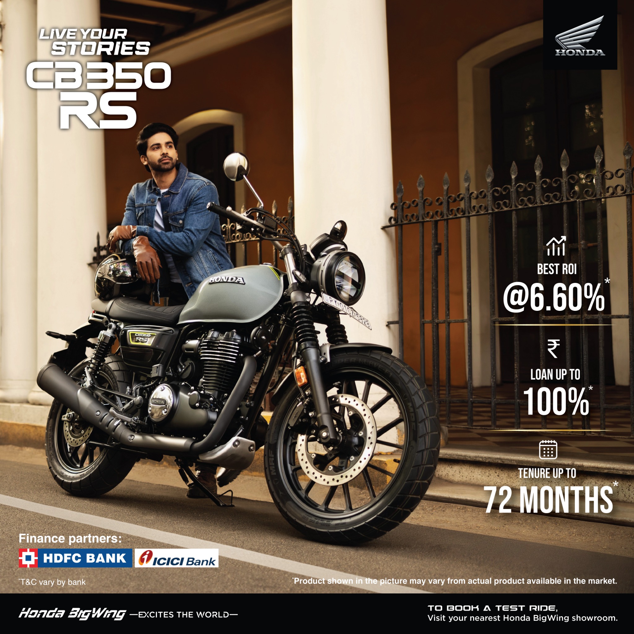 Honda BigWing India Facebook ad