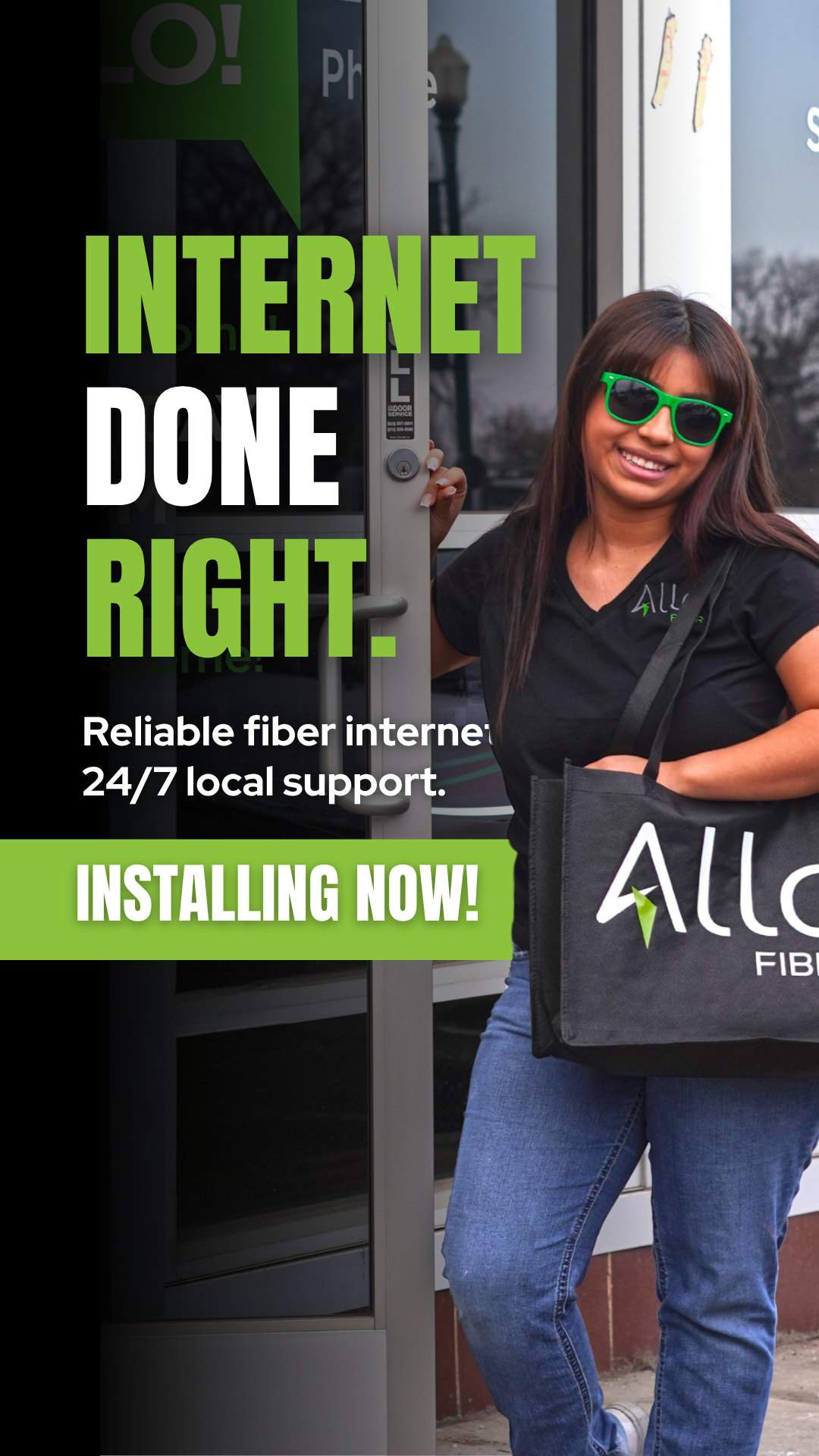 ALLO Fiber Colorado Facebook ad