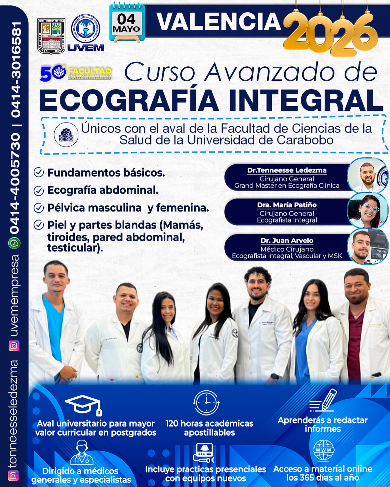 Dr. Tenneesse Ledezma Facebook ad: UVEM | TikTok | Linktree